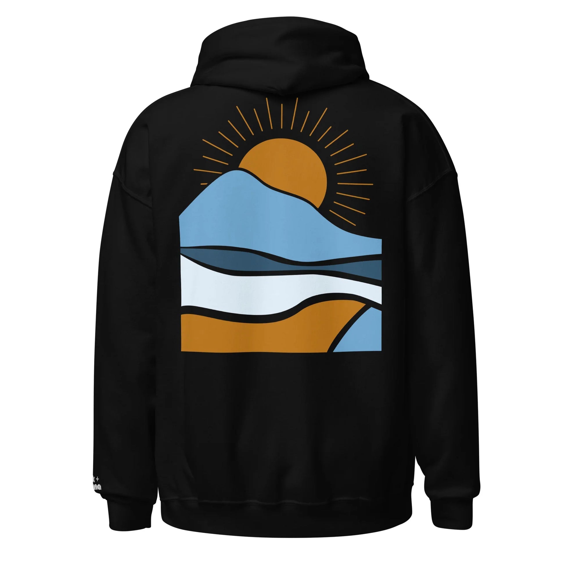 morning sunrise back | hoodie - f u n k + f i n a
