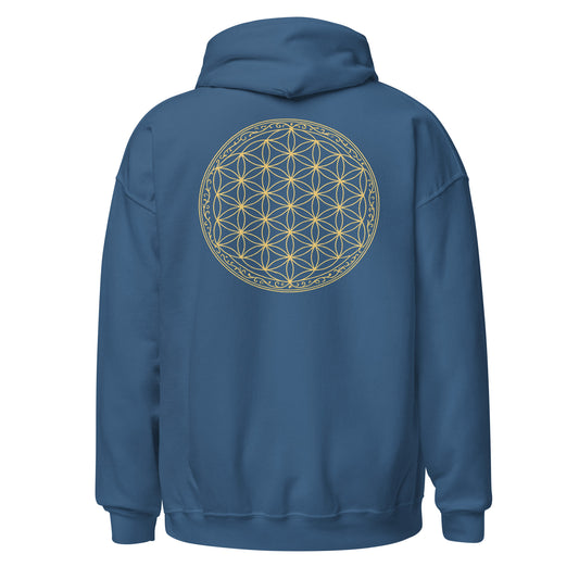 flower of life back | hoodie