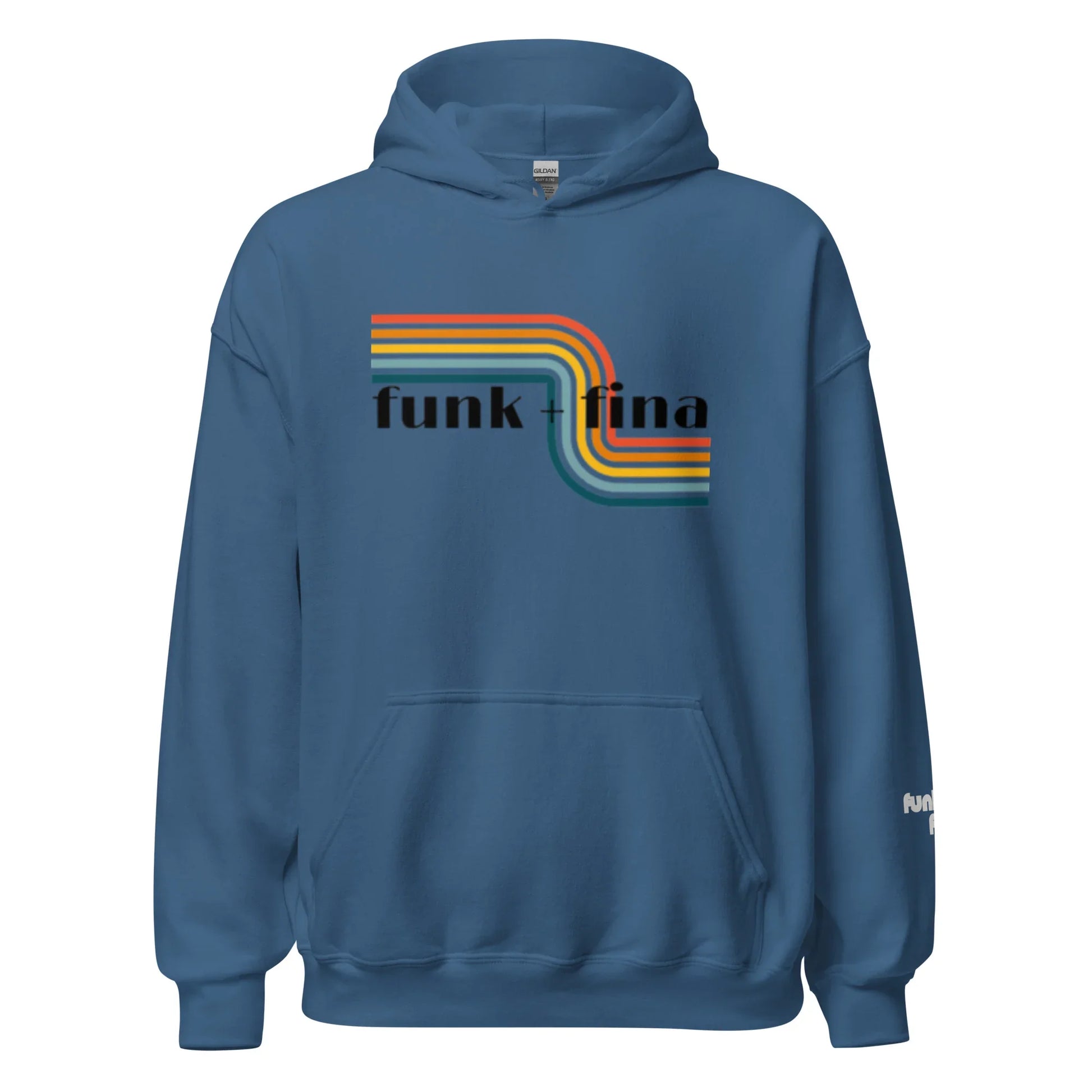 curvy rainbow | hoodie - f u n k + f i n a