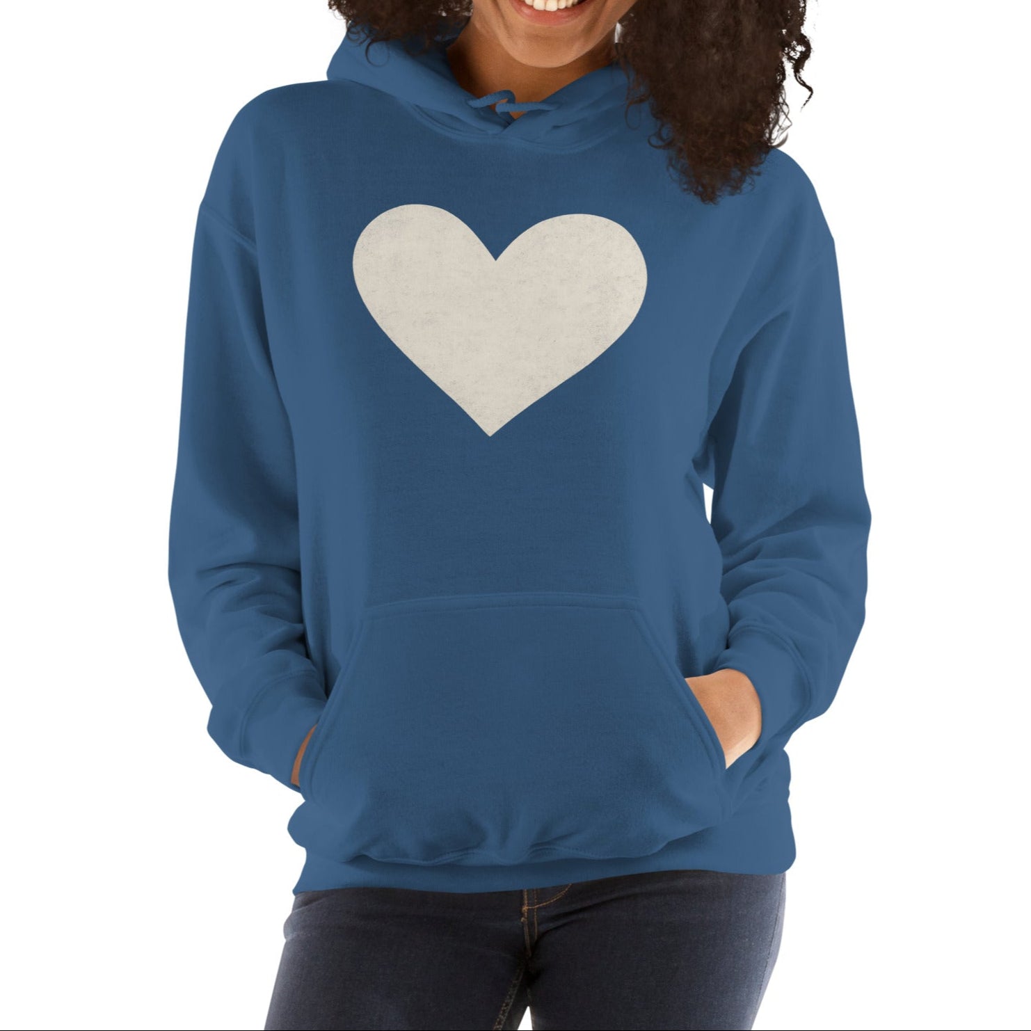 white heart | hoodie