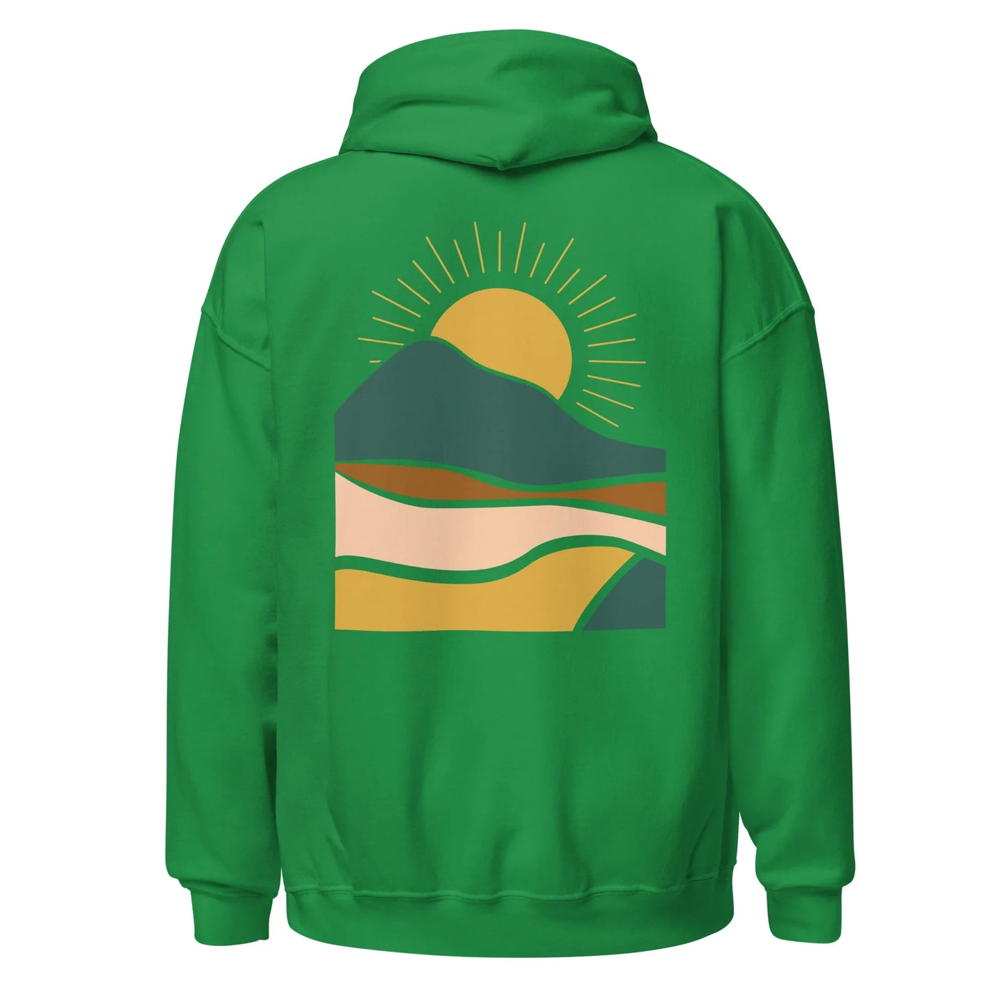 rustic sunrise back | hoodie - f u n k + f i n a