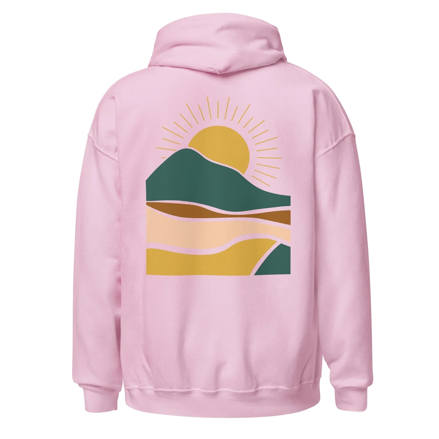 rustic sunrise back | hoodie - f u n k + f i n a