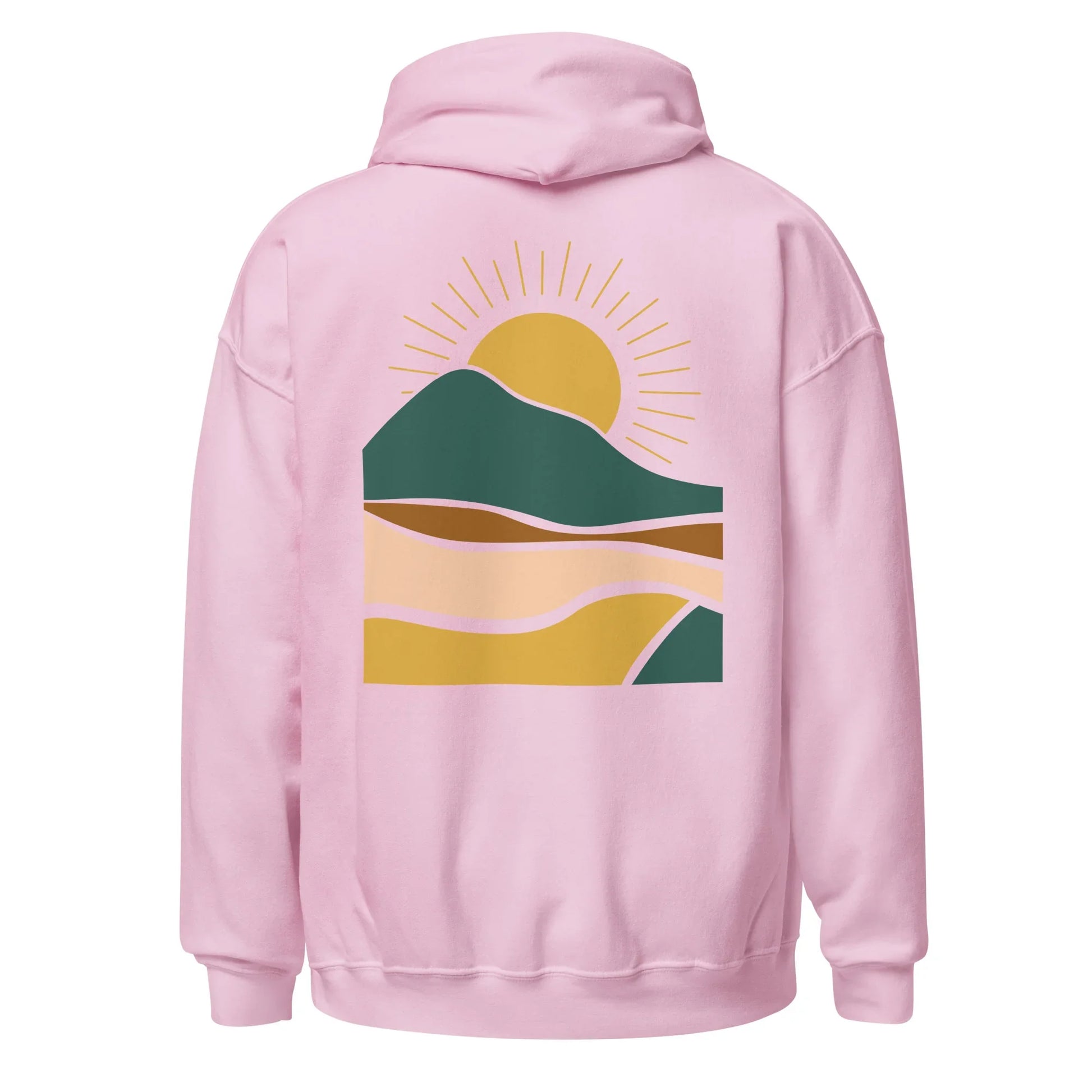rustic sunrise back | hoodie - f u n k + f i n a