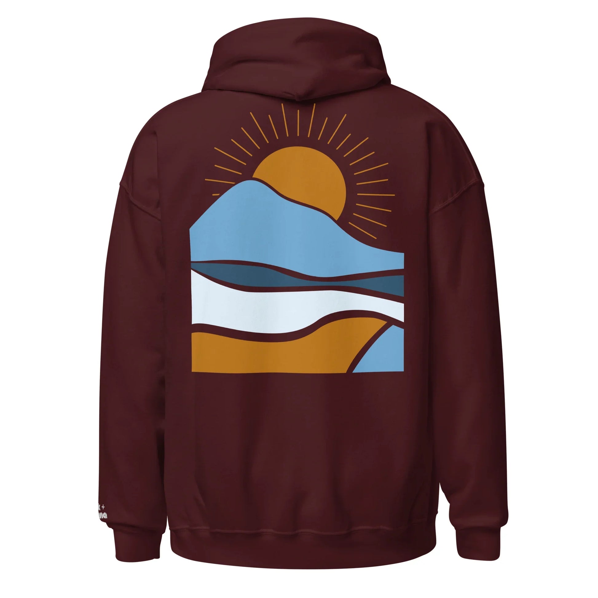 morning sunrise back | hoodie - f u n k + f i n a