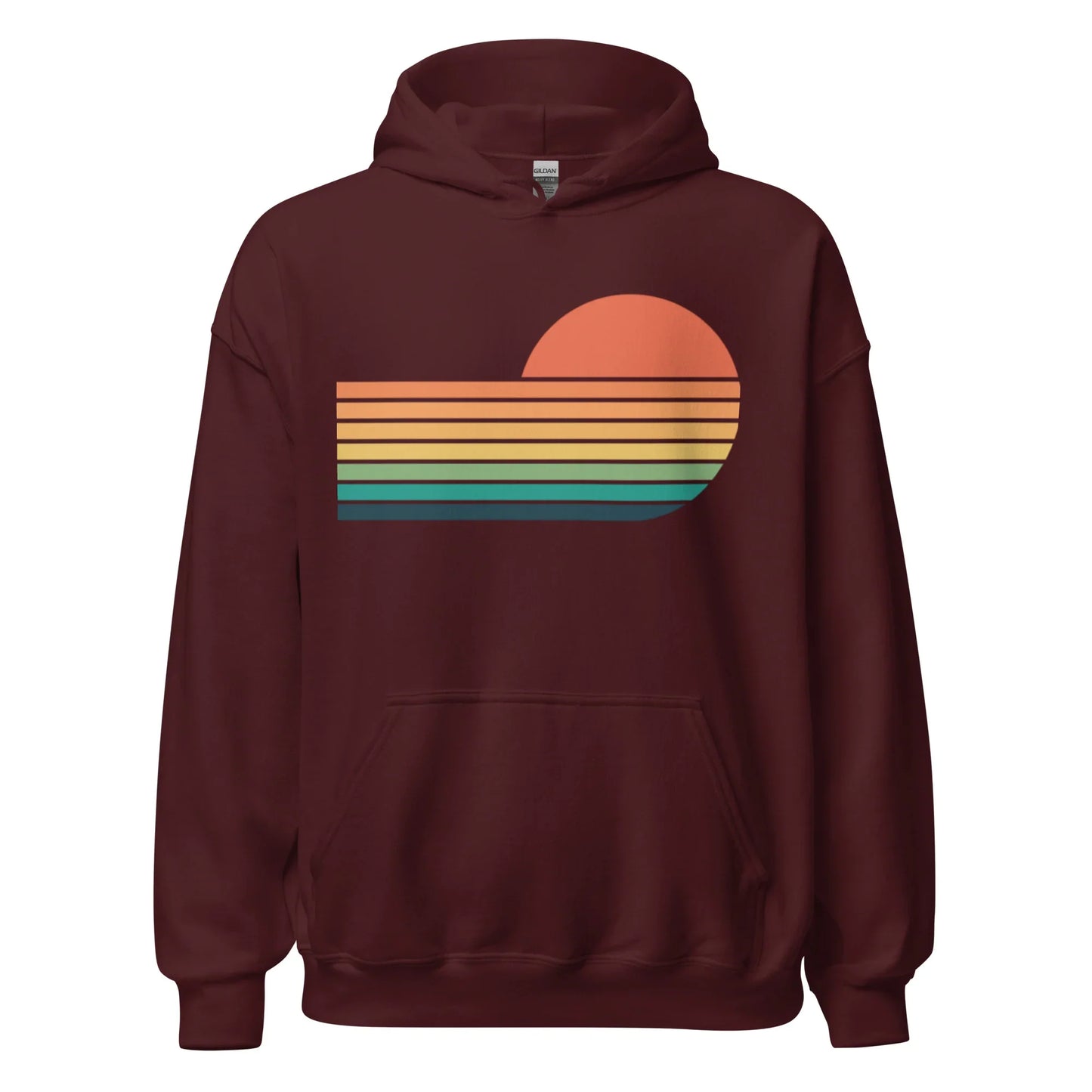 sunset rainbow | hoodie - f u n k + f i n a