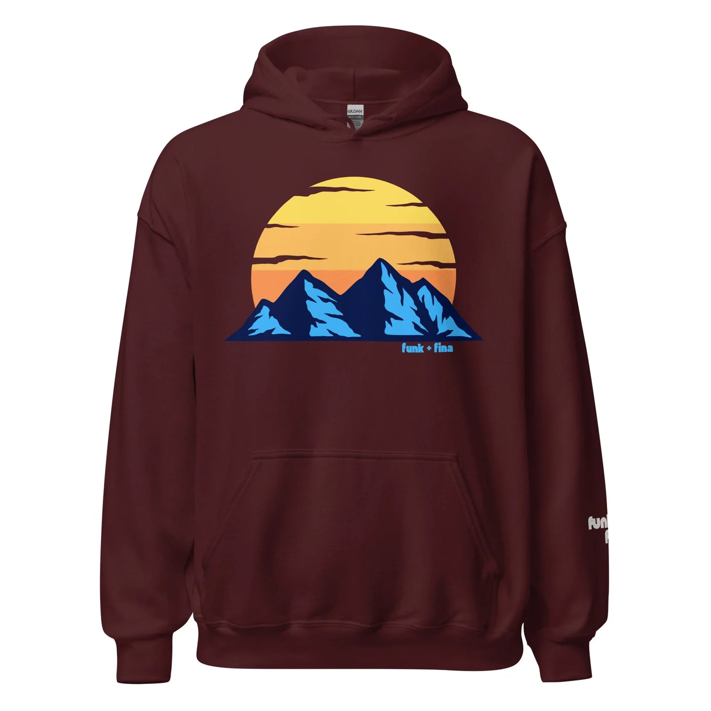 funky mountains | hoodie - f u n k + f i n a