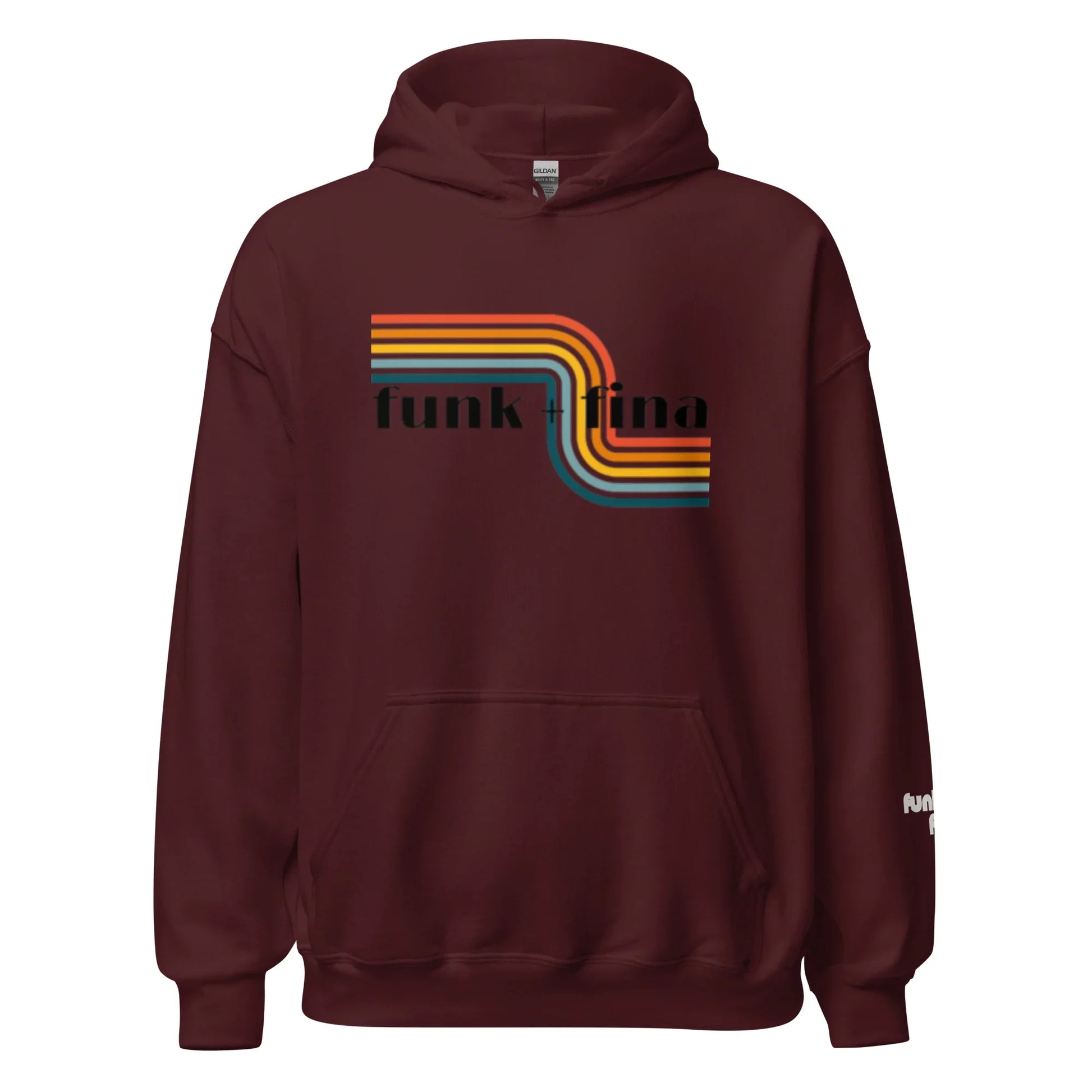 curvy rainbow | hoodie - f u n k + f i n a