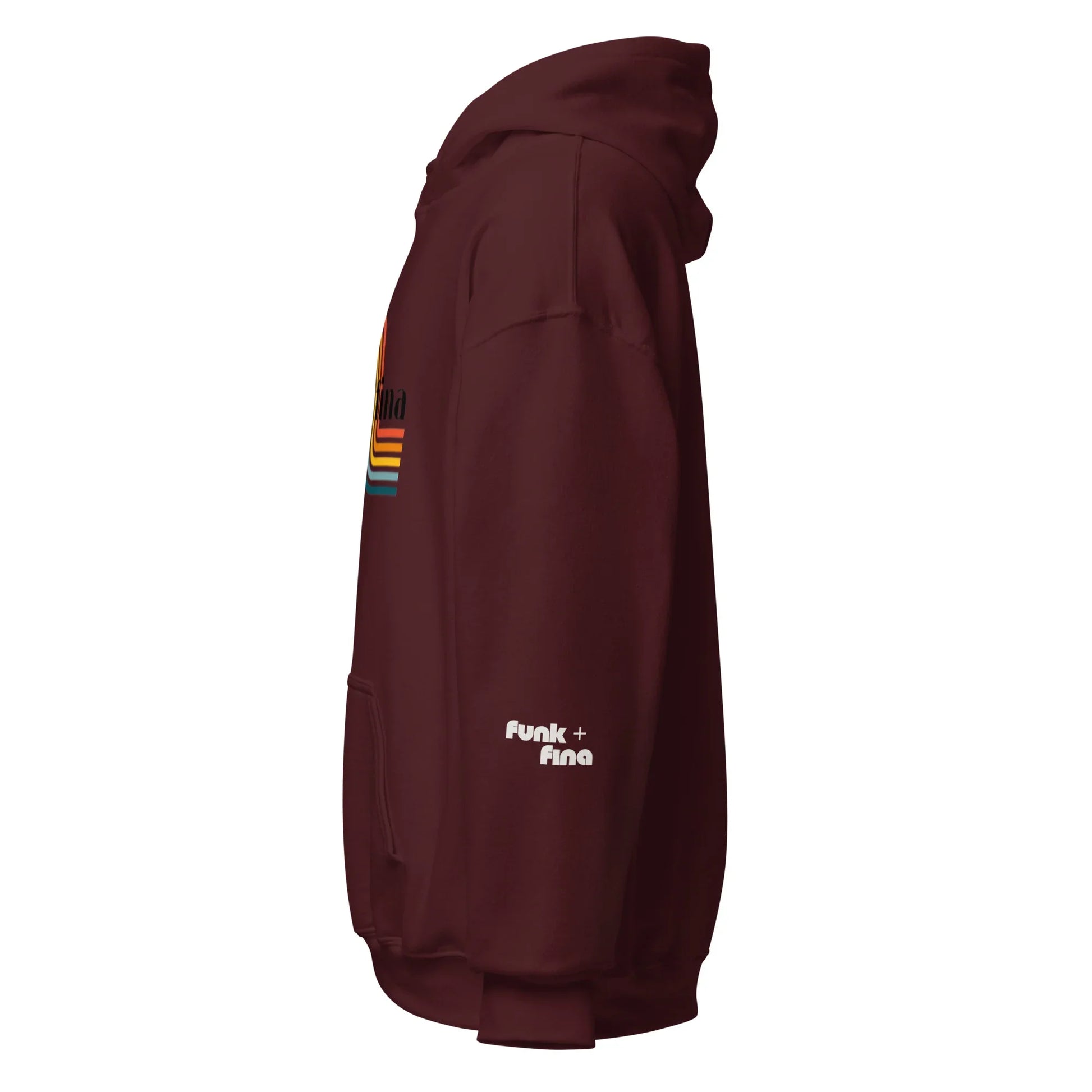 curvy rainbow | hoodie - f u n k + f i n a