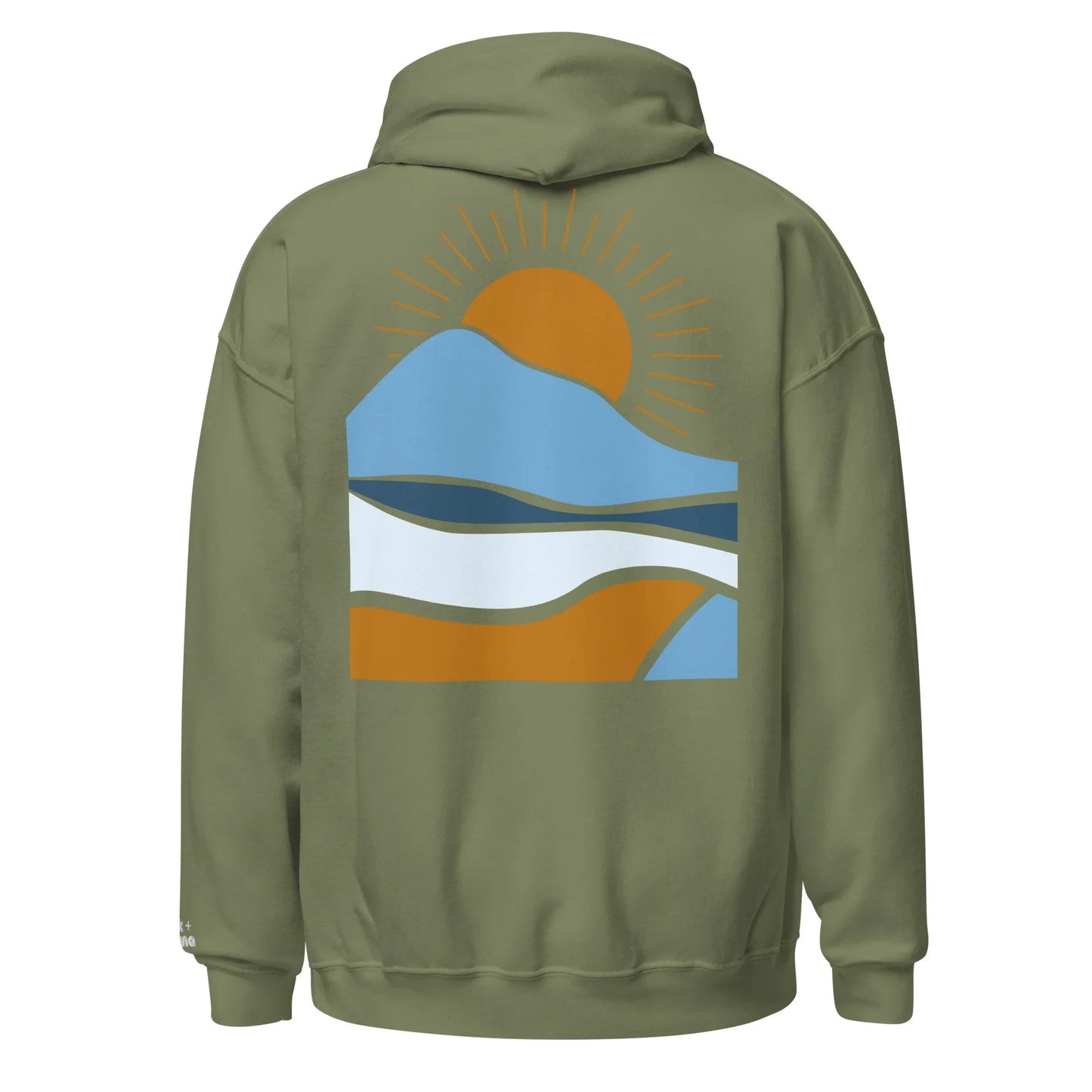 morning sunrise back | hoodie - f u n k + f i n a