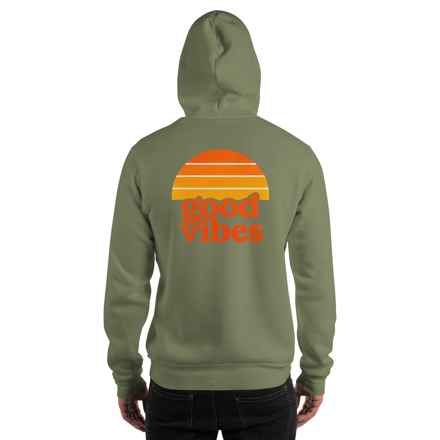 good vibes back | hoodie