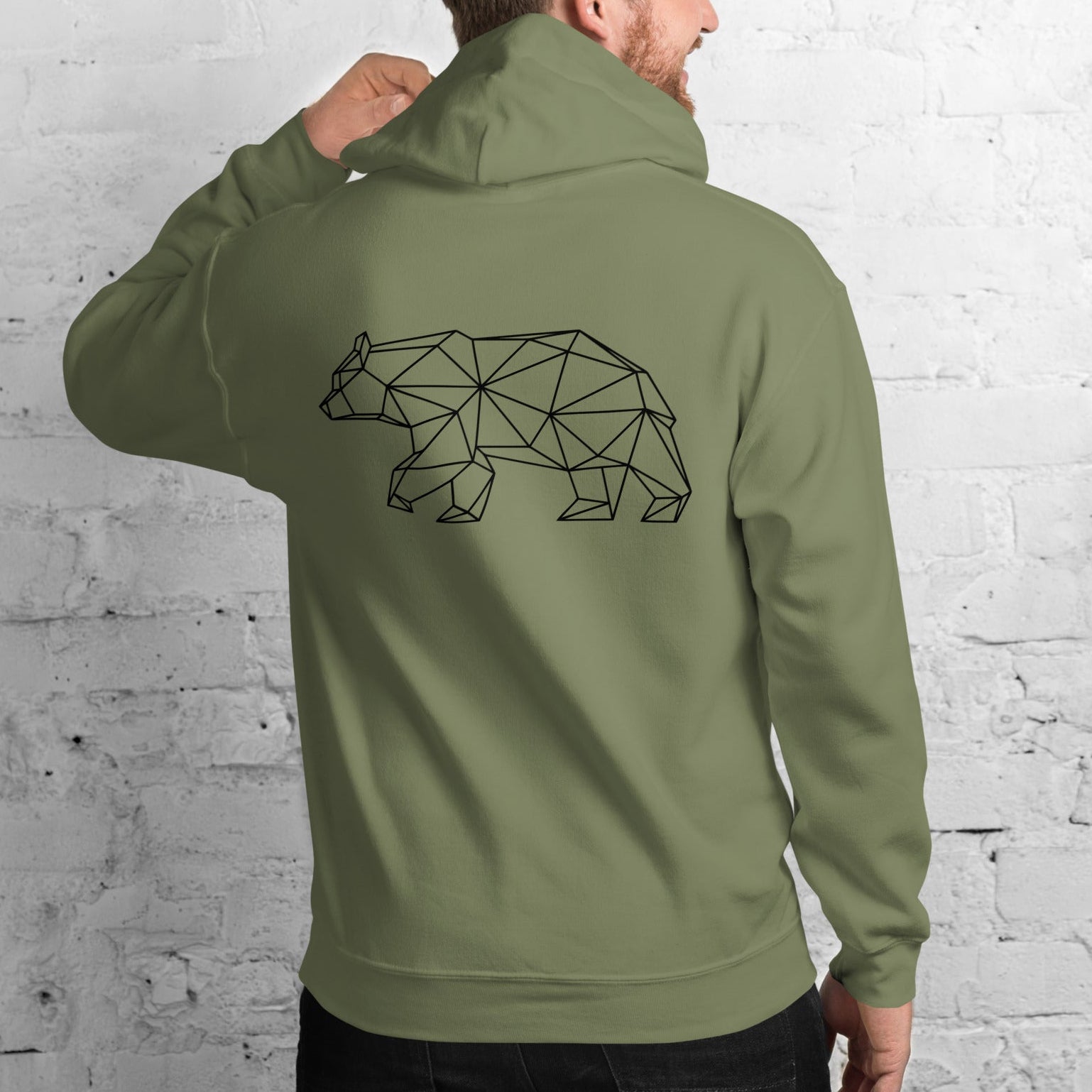 bear star back | hoodie