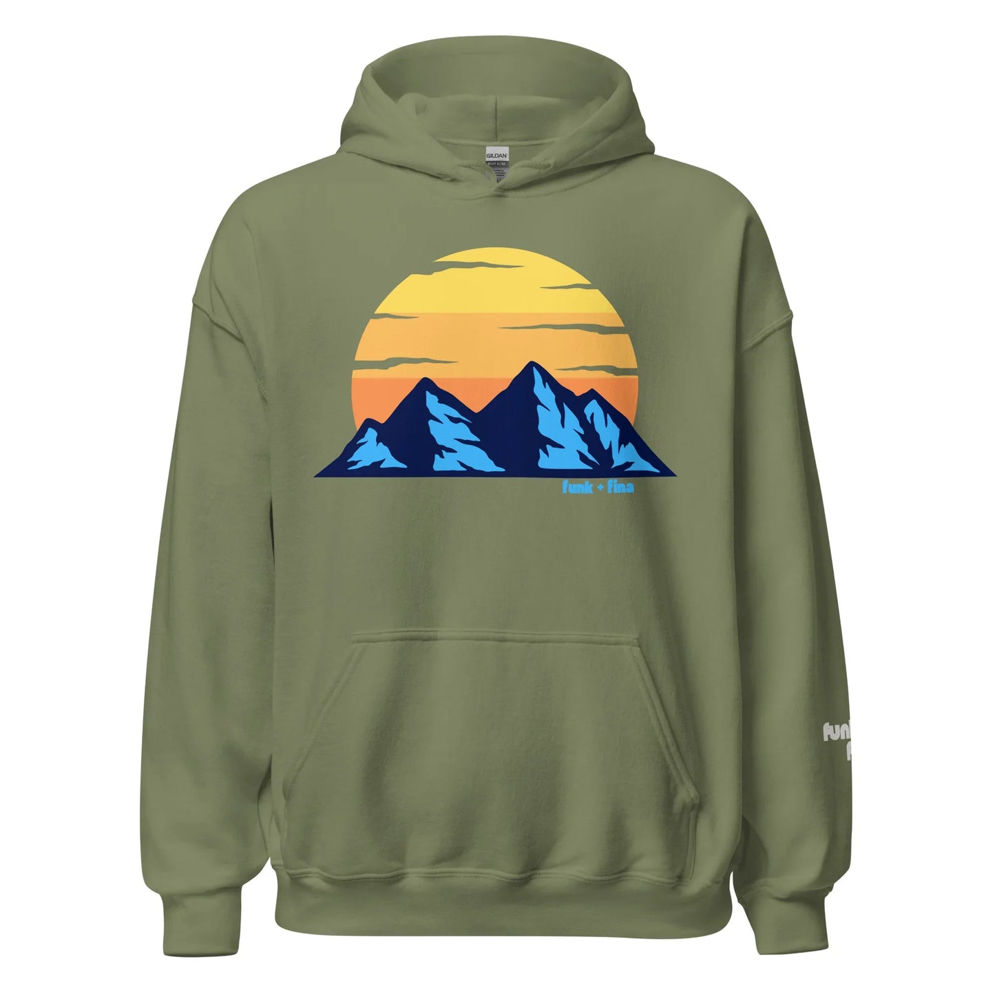 funky mountains | hoodie - f u n k + f i n a