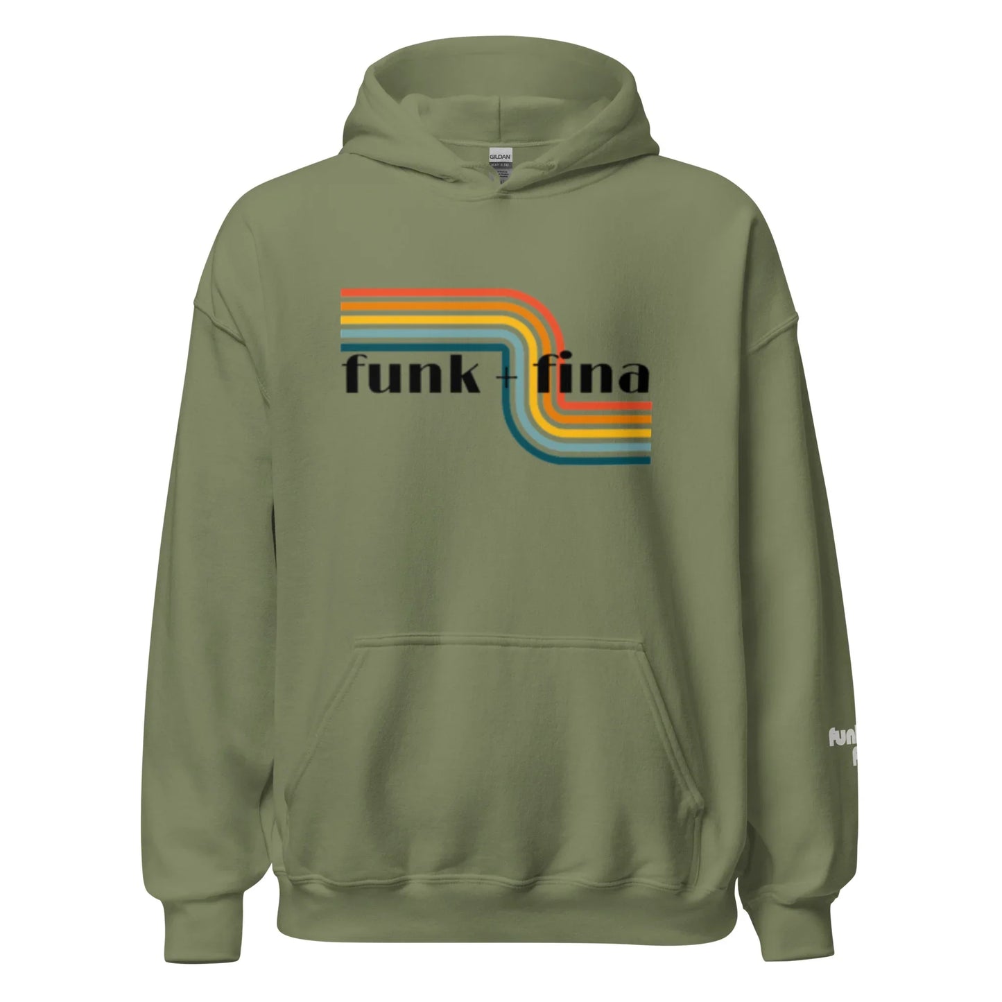 curvy rainbow | hoodie - f u n k + f i n a