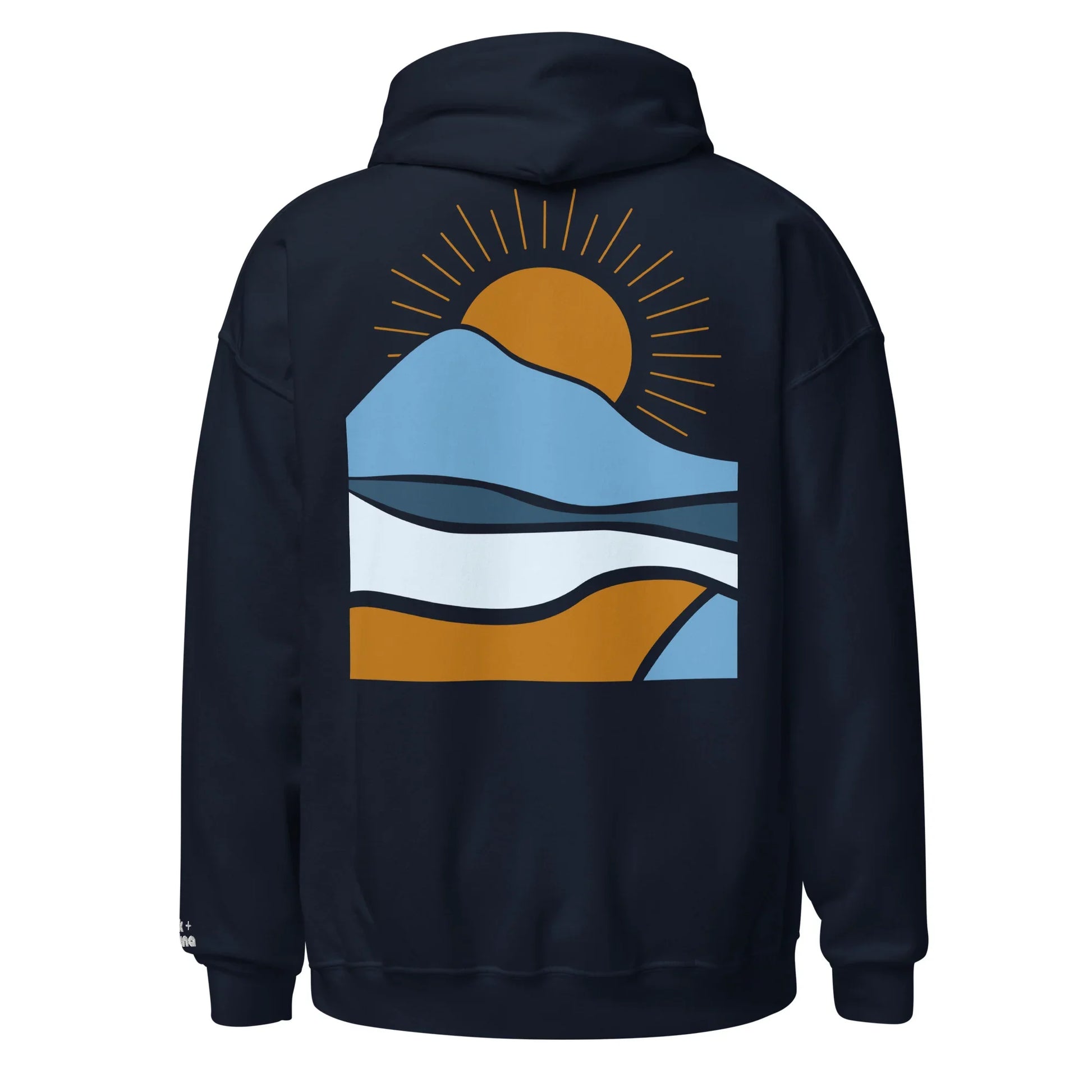 morning sunrise back | hoodie - f u n k + f i n a