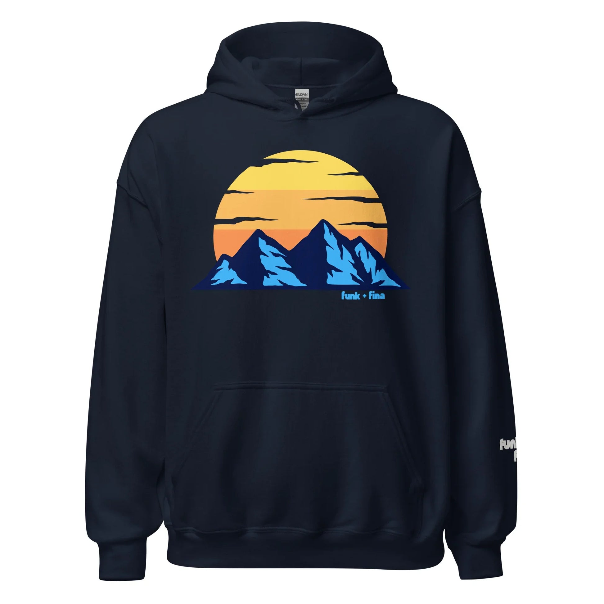funky mountains | hoodie - f u n k + f i n a
