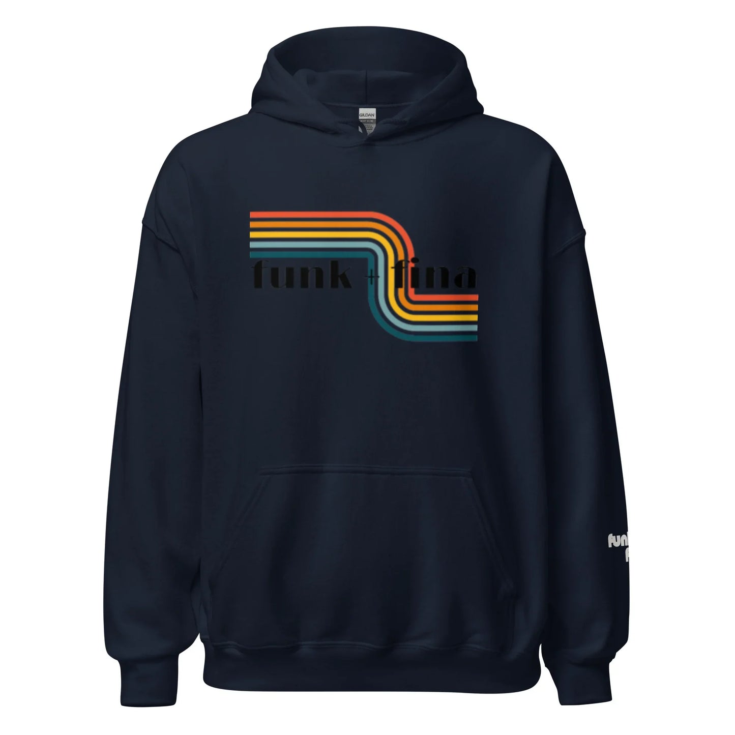 curvy rainbow | hoodie - f u n k + f i n a