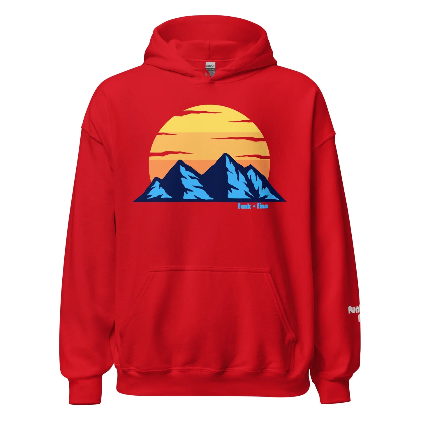 funky mountains | hoodie - f u n k + f i n a