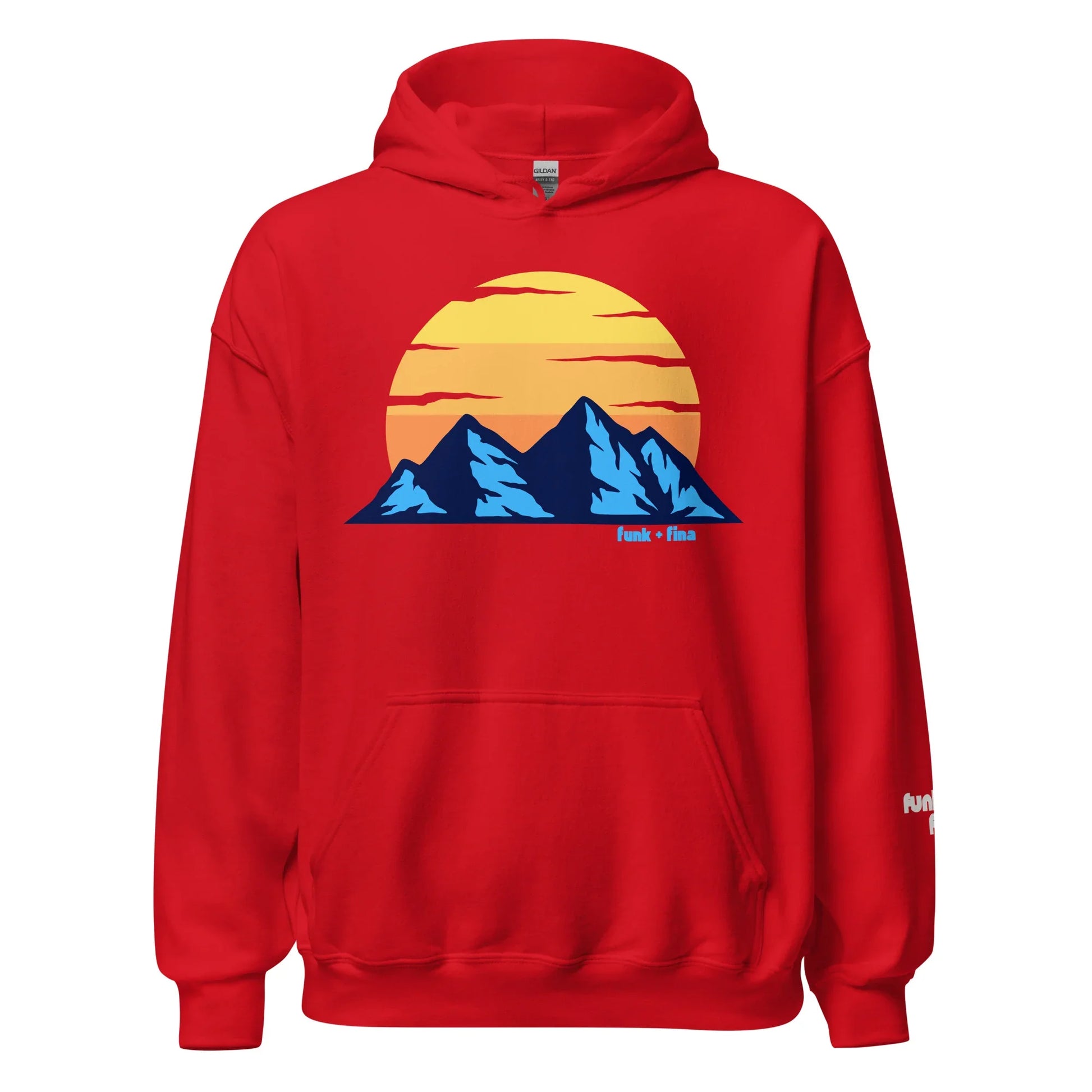 funky mountains | hoodie - f u n k + f i n a