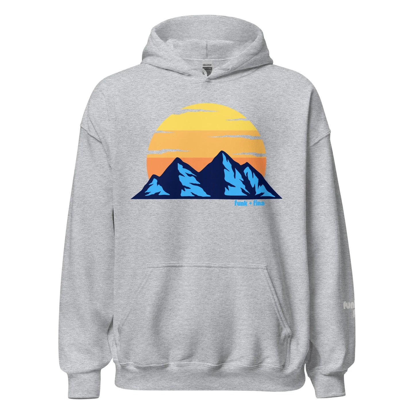 funky mountains | hoodie - f u n k + f i n a