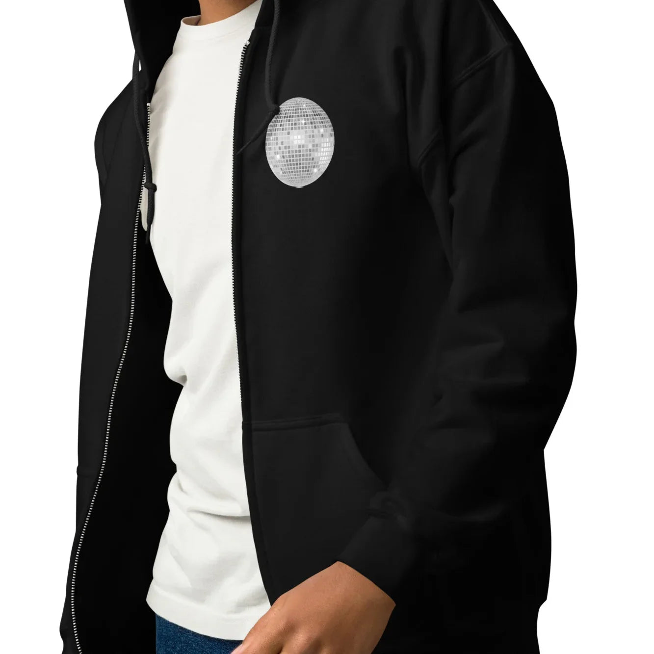 discoball | zip hoodie - f u n k + f i n a