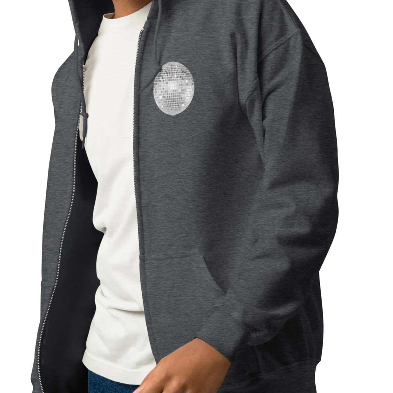 discoball | zip hoodie - f u n k + f i n a