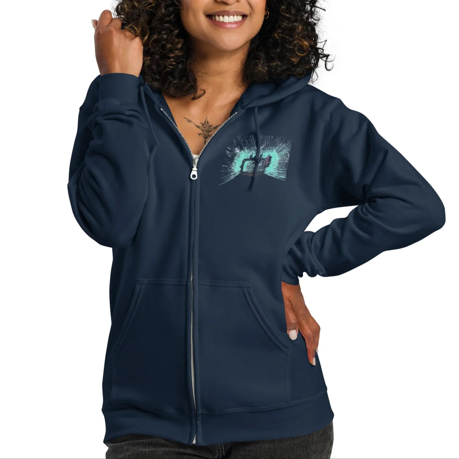 tv dude | zip hoodie - f u n k + f i n a