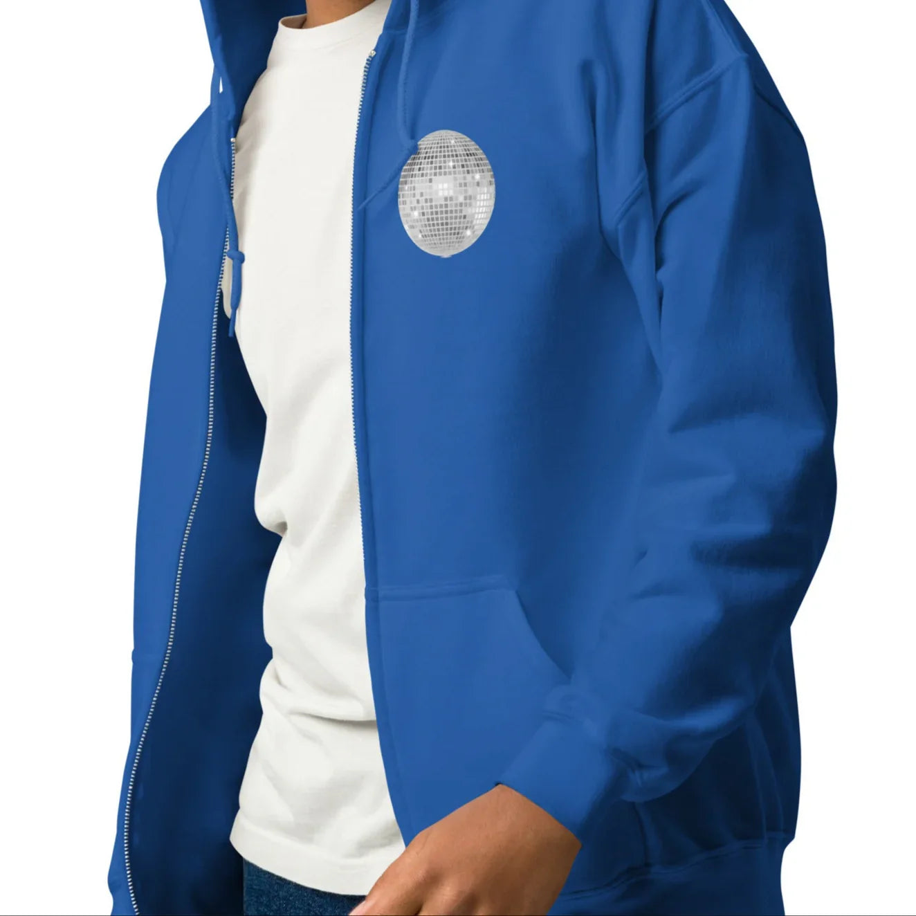 discoball | zip hoodie - f u n k + f i n a