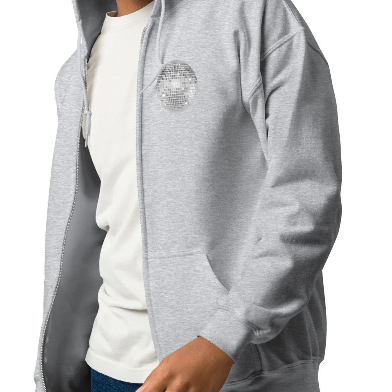 discoball | zip hoodie - f u n k + f i n a
