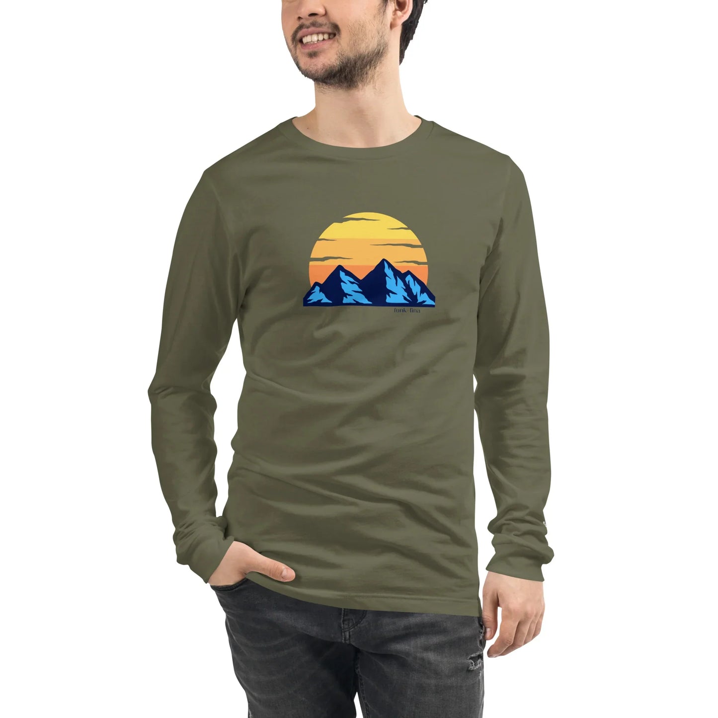 blue mountain | long sleeved tee - f u n k + f i n a