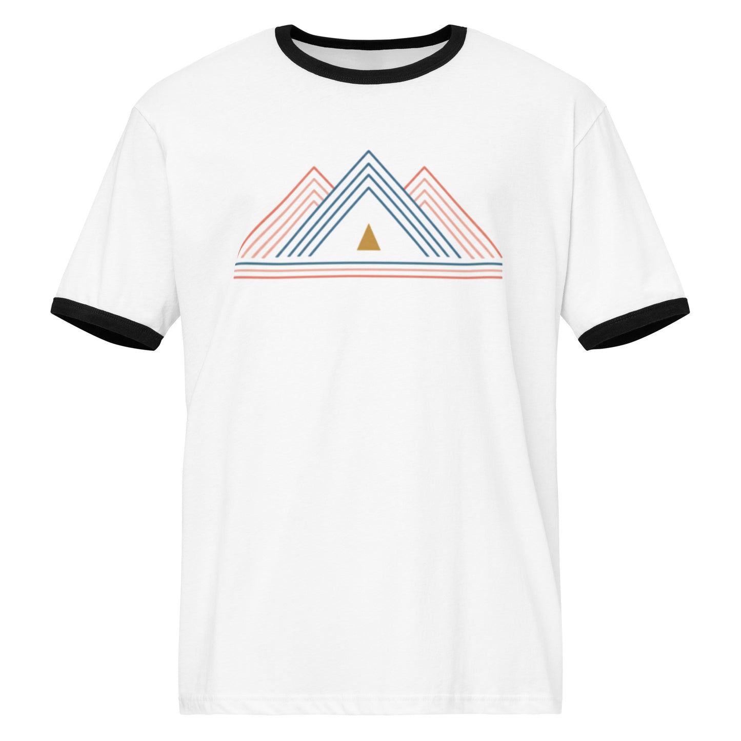 triangle mountains | ringer tee