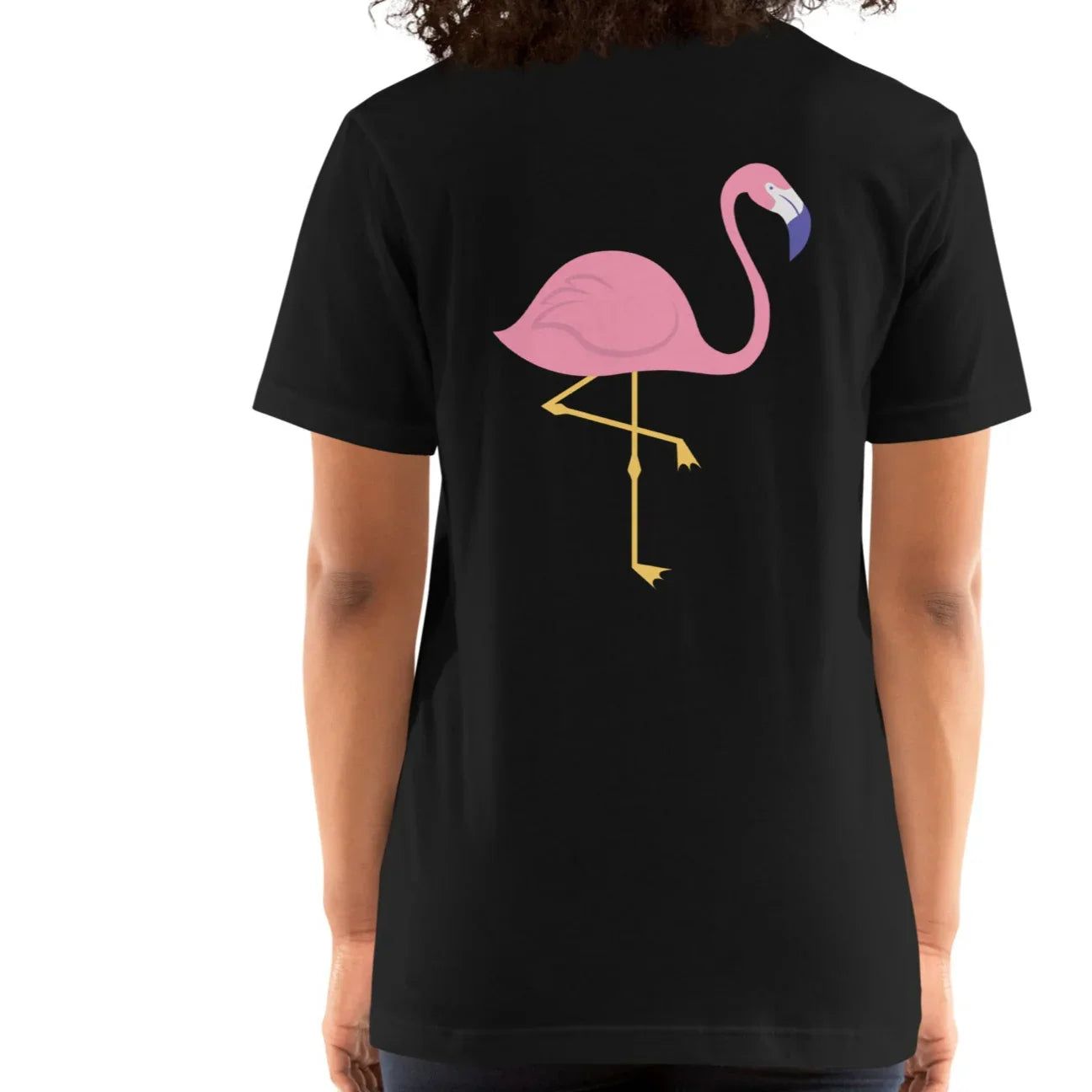 pink flamingo back | comfort tee - f u n k + f i n a