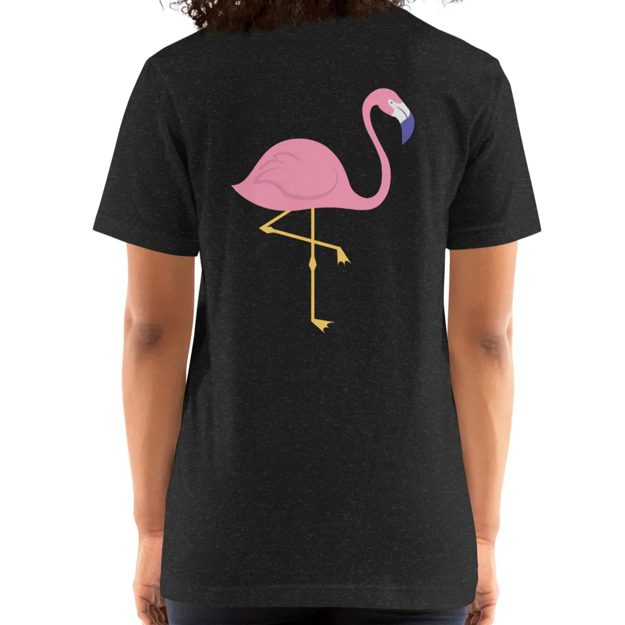 pink flamingo back | comfort tee - f u n k + f i n a