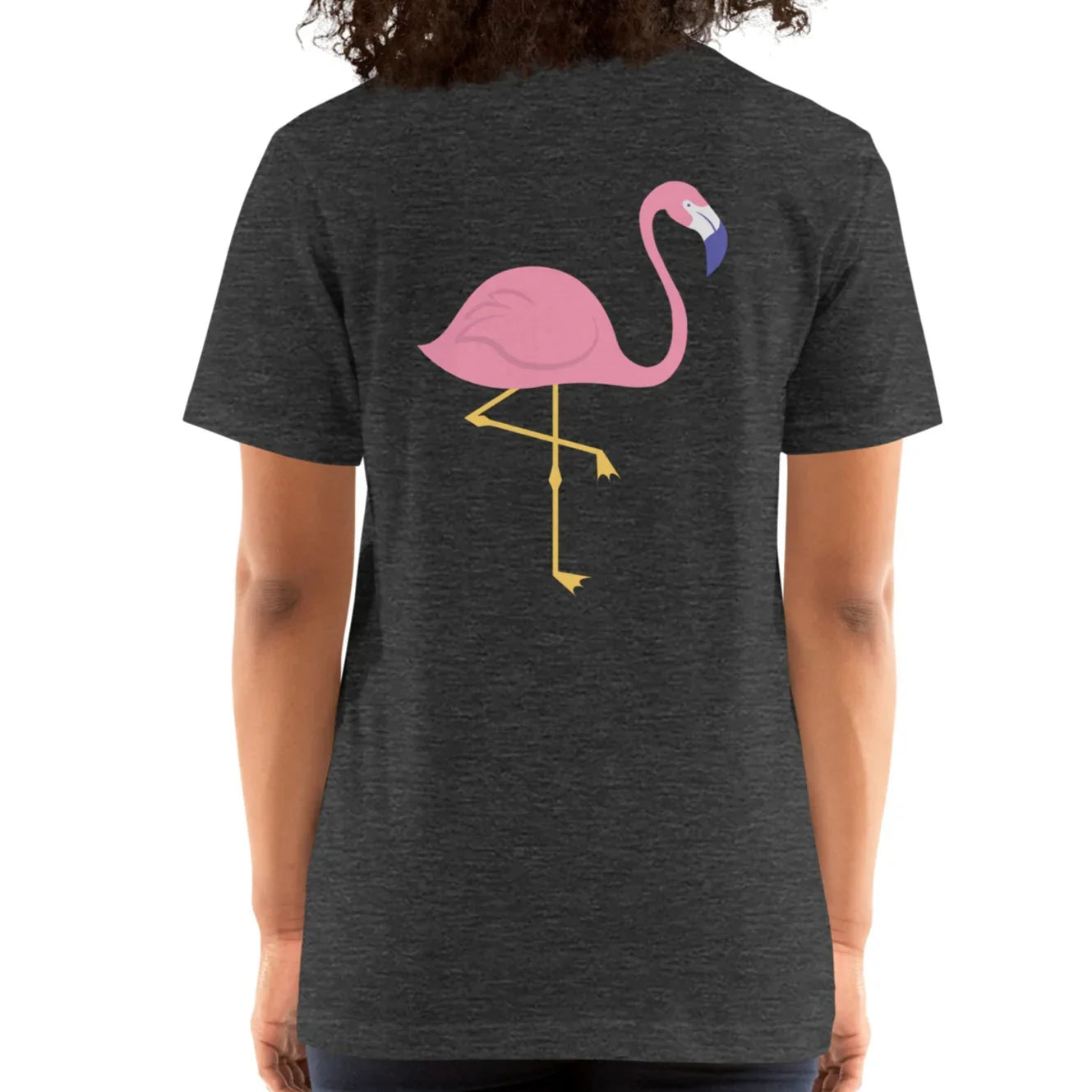 pink flamingo back | comfort tee - f u n k + f i n a