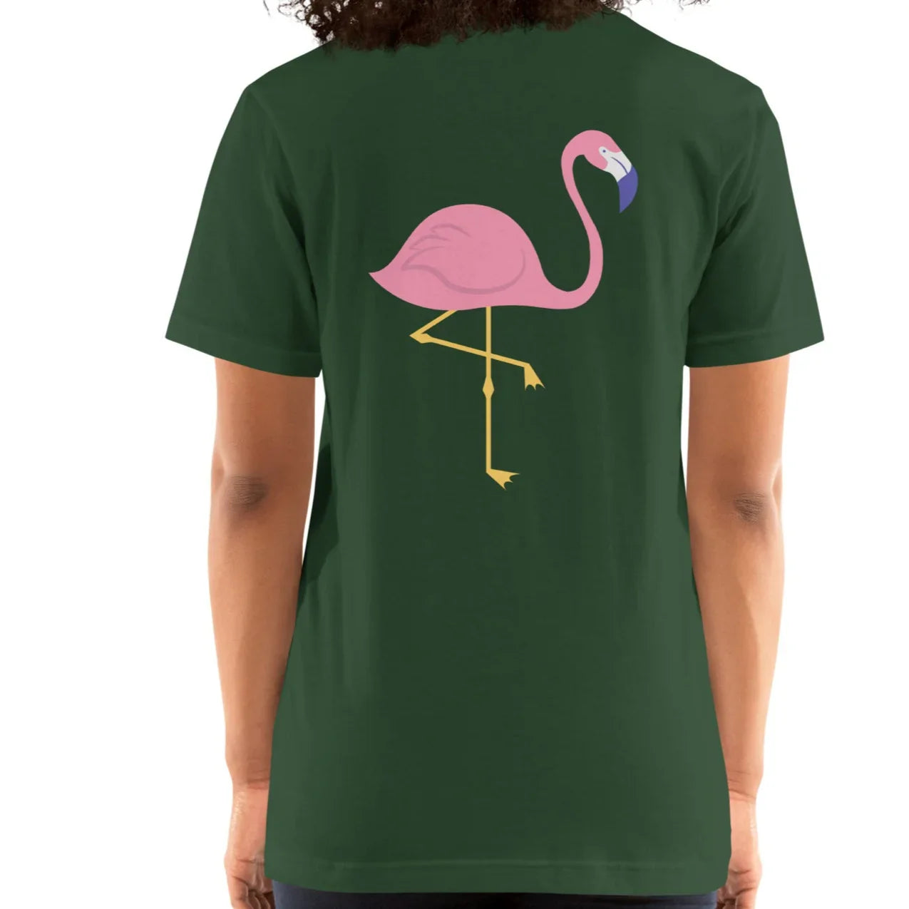 pink flamingo back | comfort tee - f u n k + f i n a