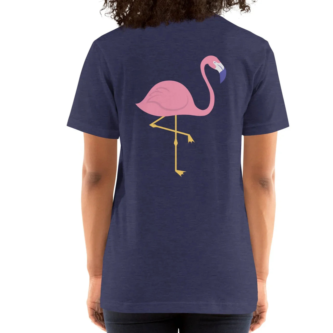 pink flamingo back | comfort tee - f u n k + f i n a