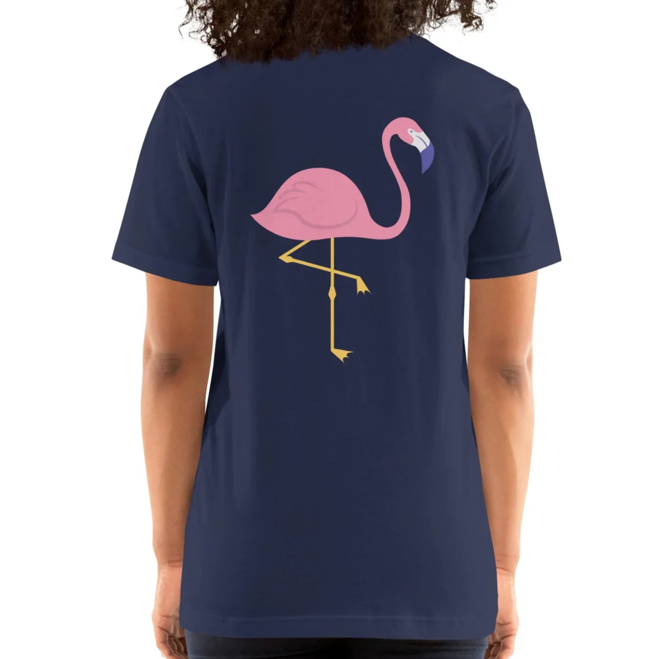 pink flamingo back | comfort tee - f u n k + f i n a