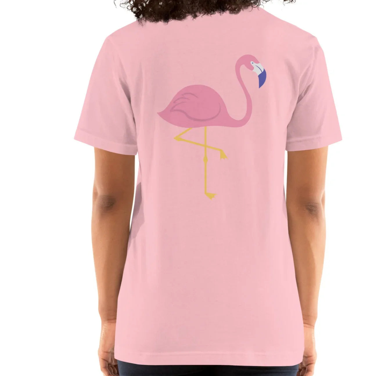 pink flamingo back | comfort tee - f u n k + f i n a