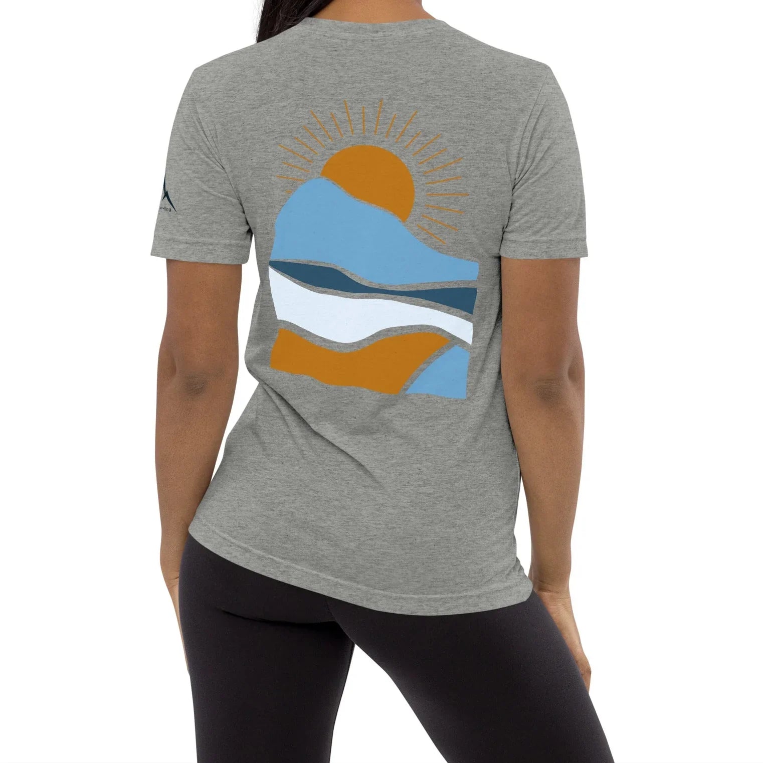 morning sunrise back | fitted tee - f u n k + f i n a