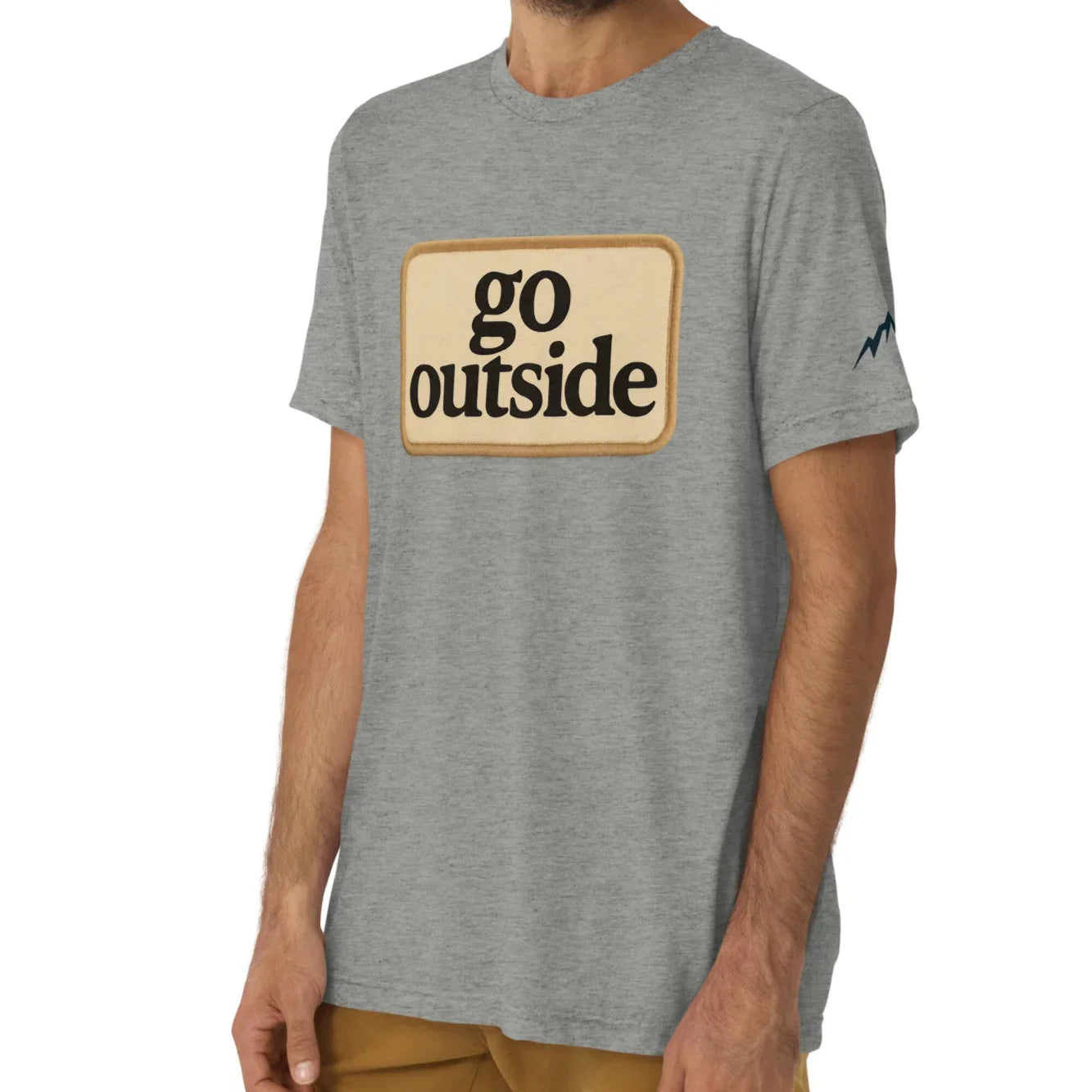 go outside patch | fitted tee - f u n k + f i n a