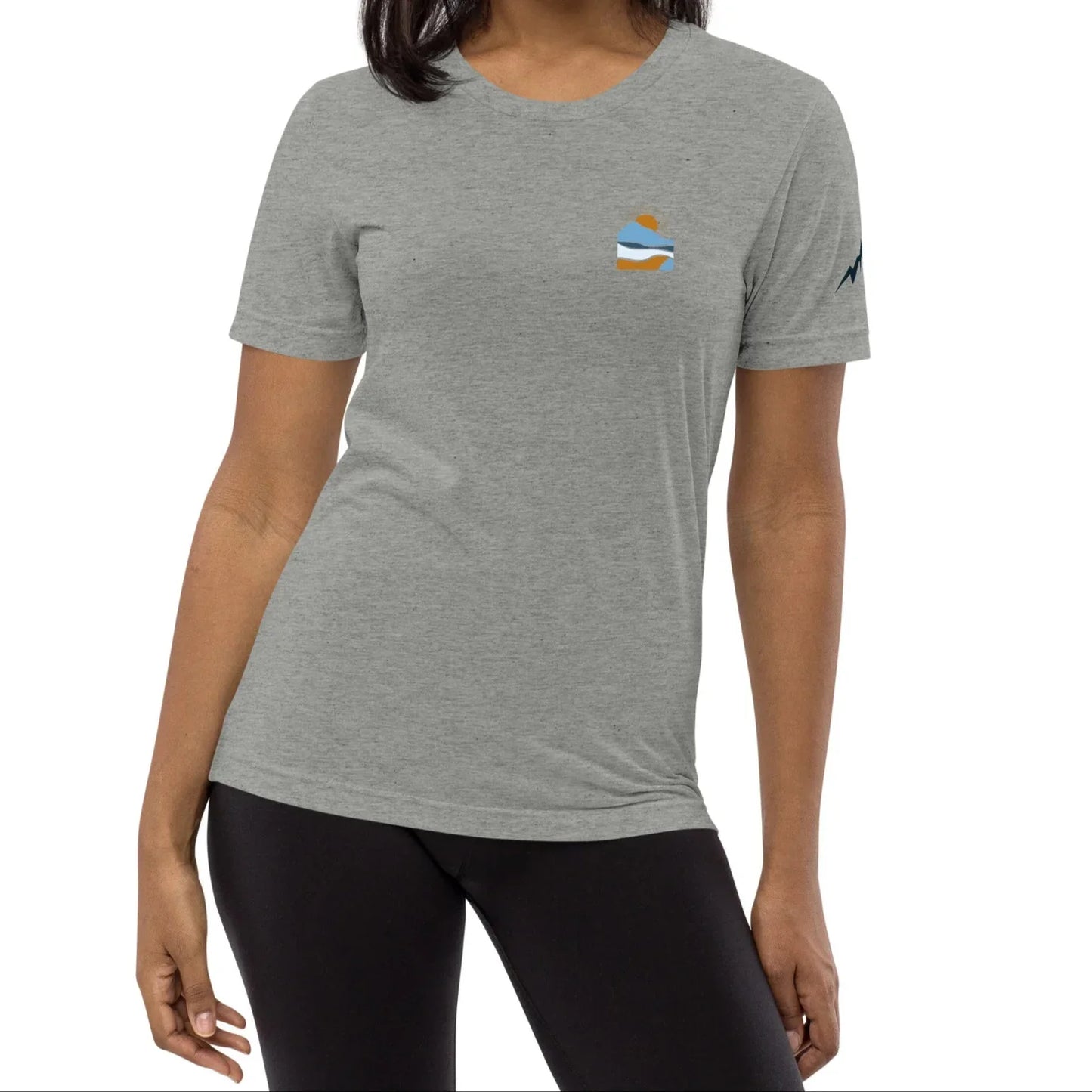 morning sunrise back | fitted tee - f u n k + f i n a