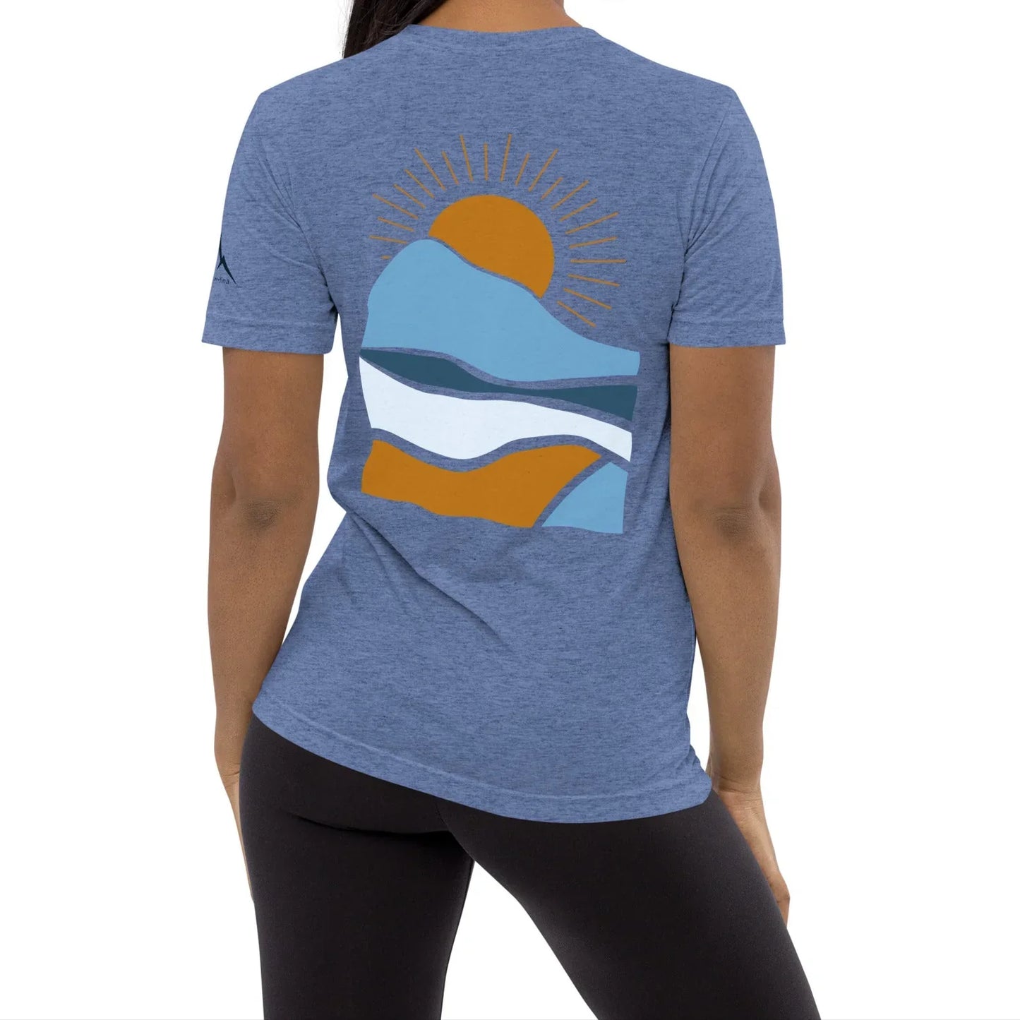 morning sunrise back | fitted tee - f u n k + f i n a