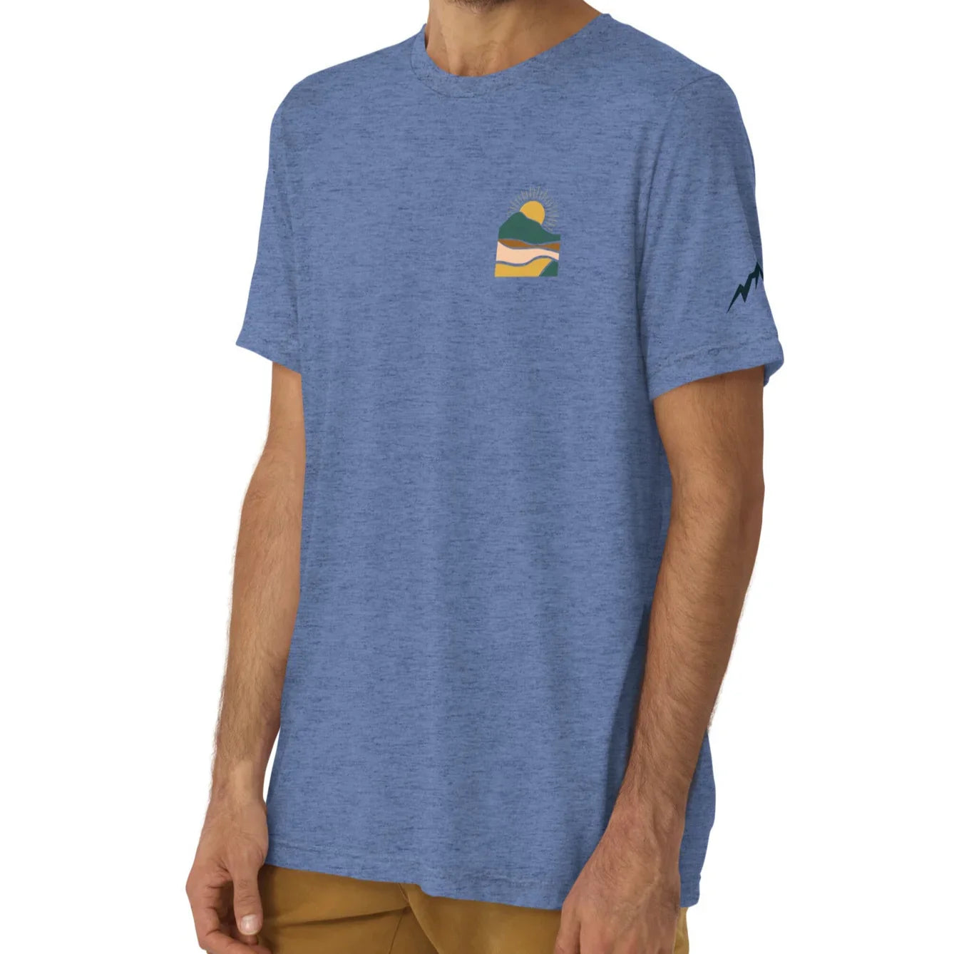 earth sunrise back | fitted tee
