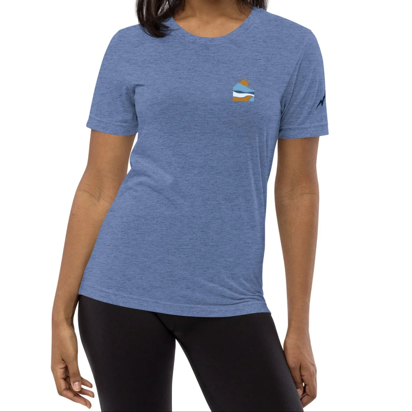 morning sunrise back | fitted tee - f u n k + f i n a