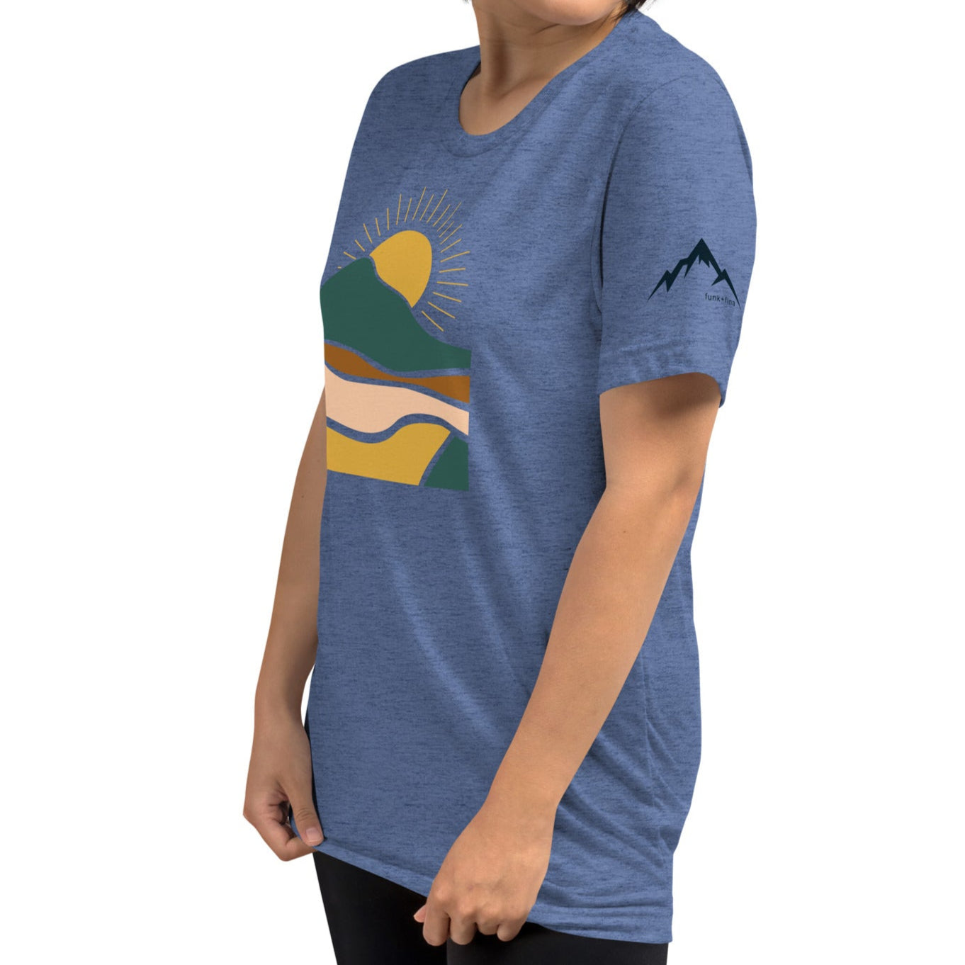 earthy sunrise | fitted tee