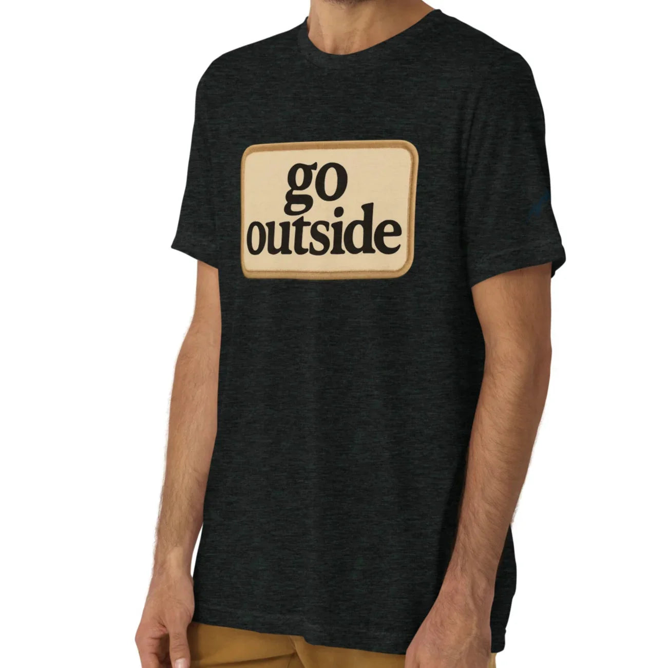 go outside patch | fitted tee - f u n k + f i n a