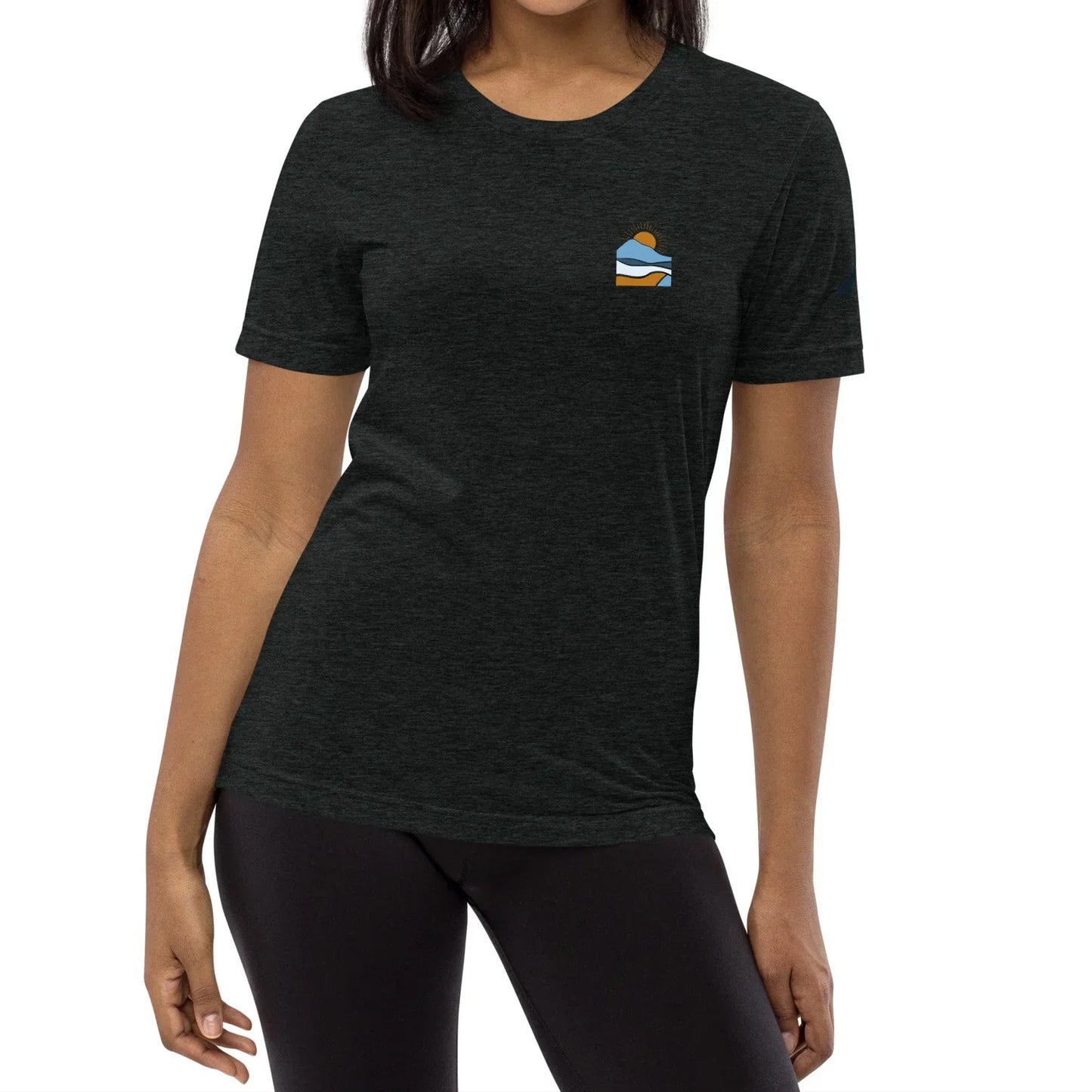 morning sunrise back | fitted tee - f u n k + f i n a
