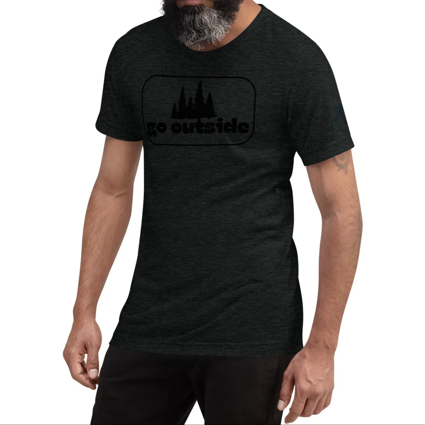 go outside frame | fitted tee - f u n k + f i n a