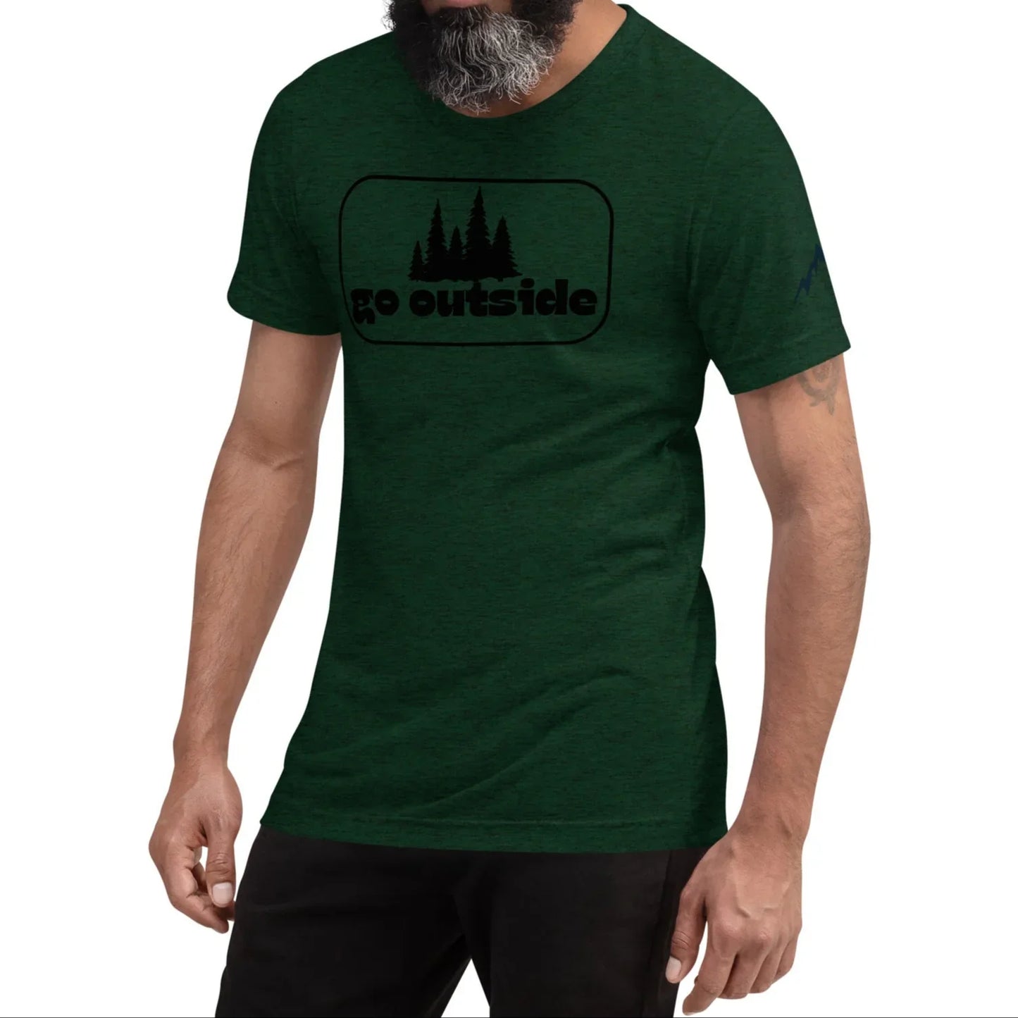 go outside frame | fitted tee - f u n k + f i n a