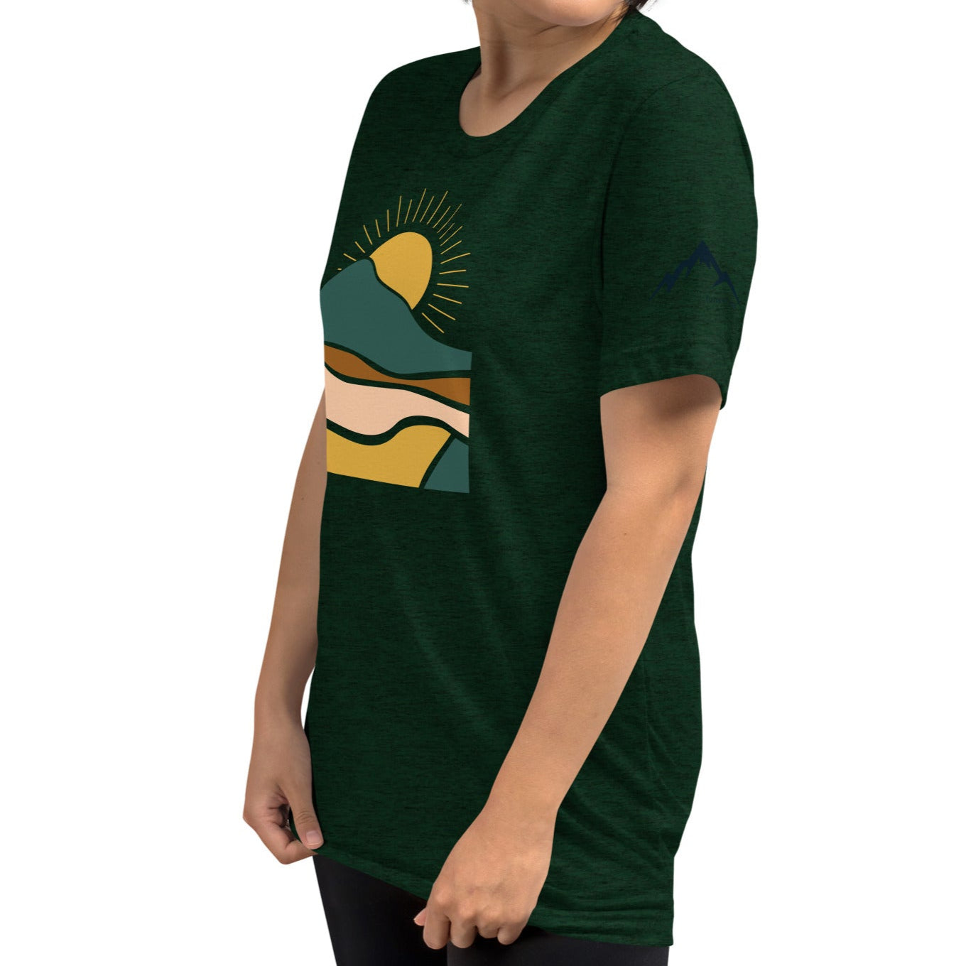 earthy sunrise | fitted tee