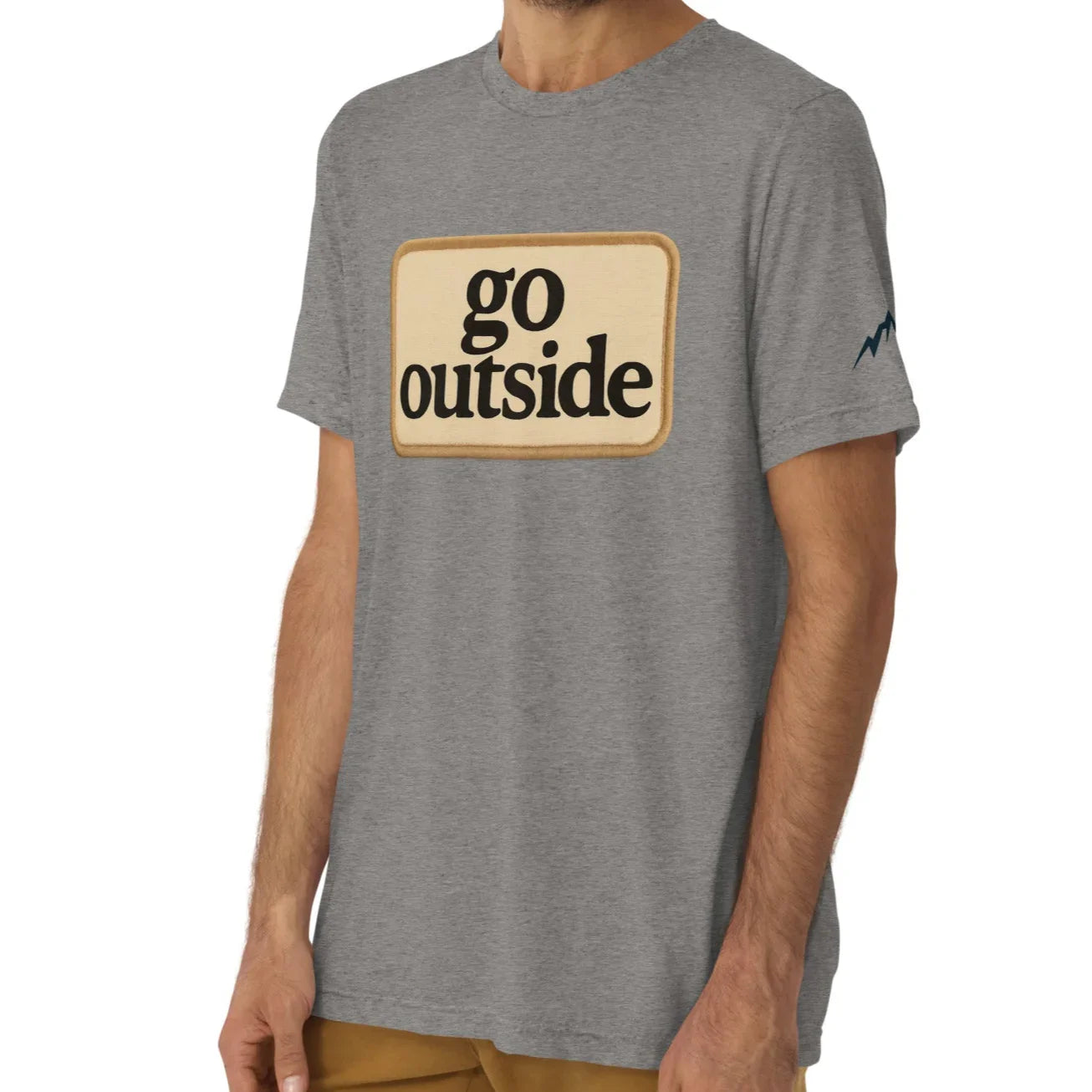 go outside patch | fitted tee - f u n k + f i n a